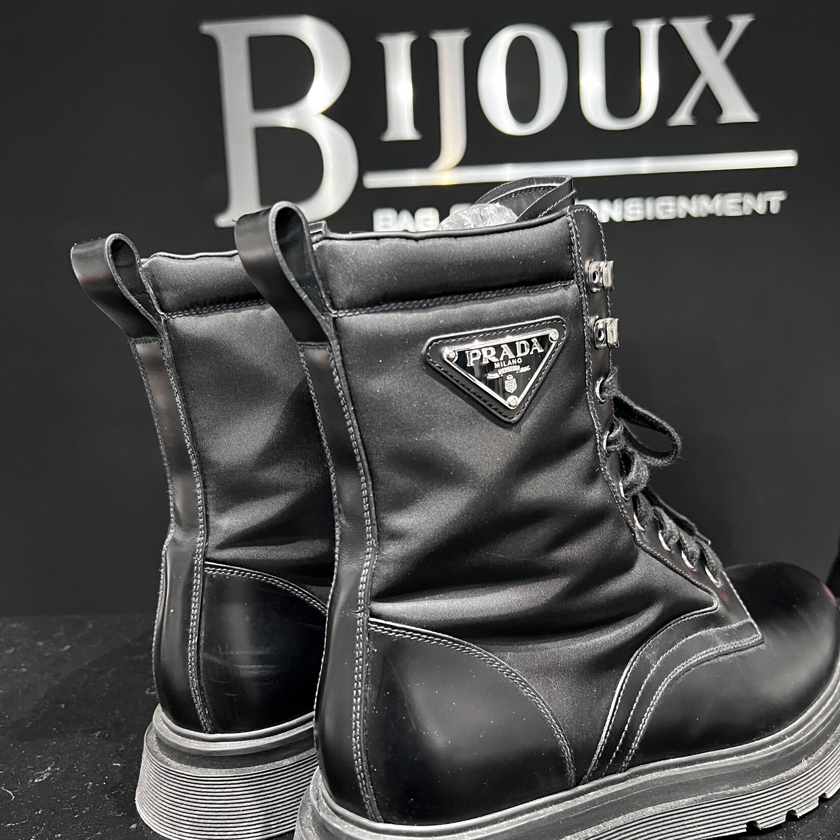 Prada Prada Combat Boots 9.5