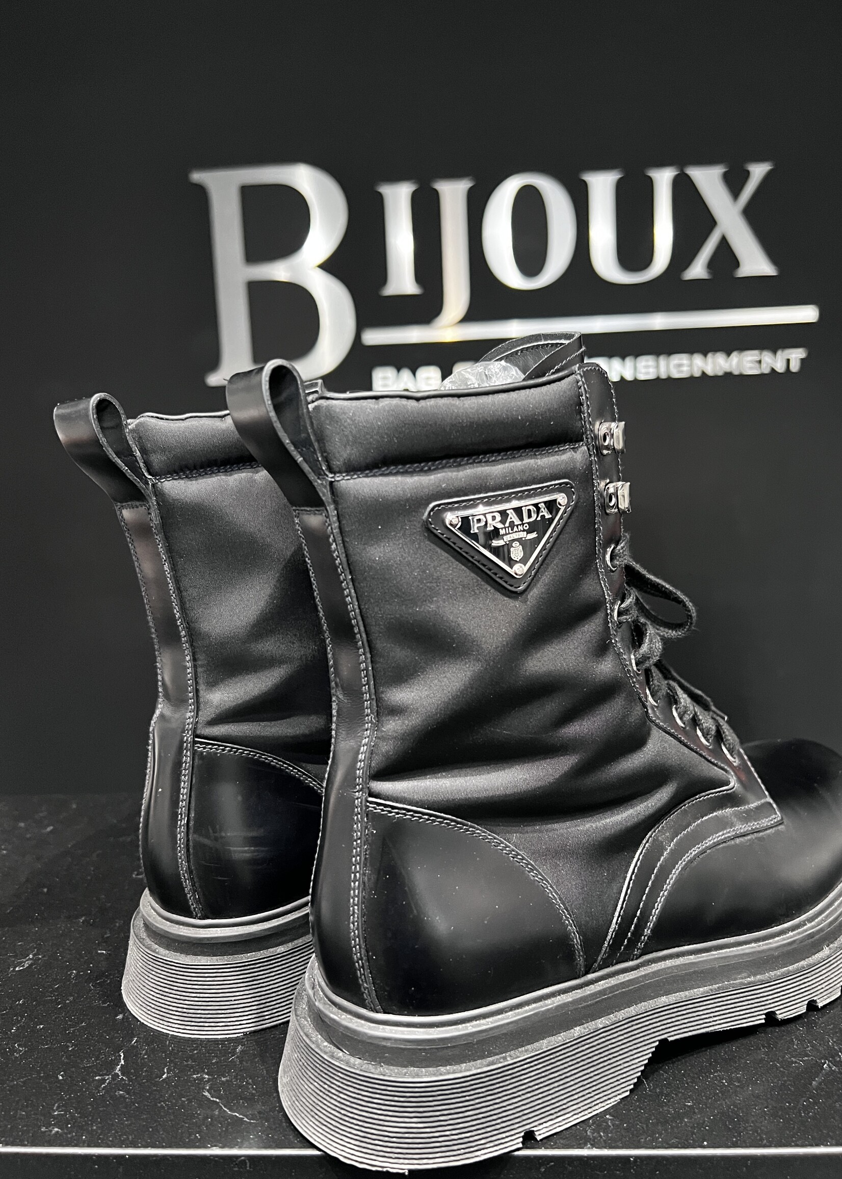 Prada SOLD - Prada Combat Boots 9.5