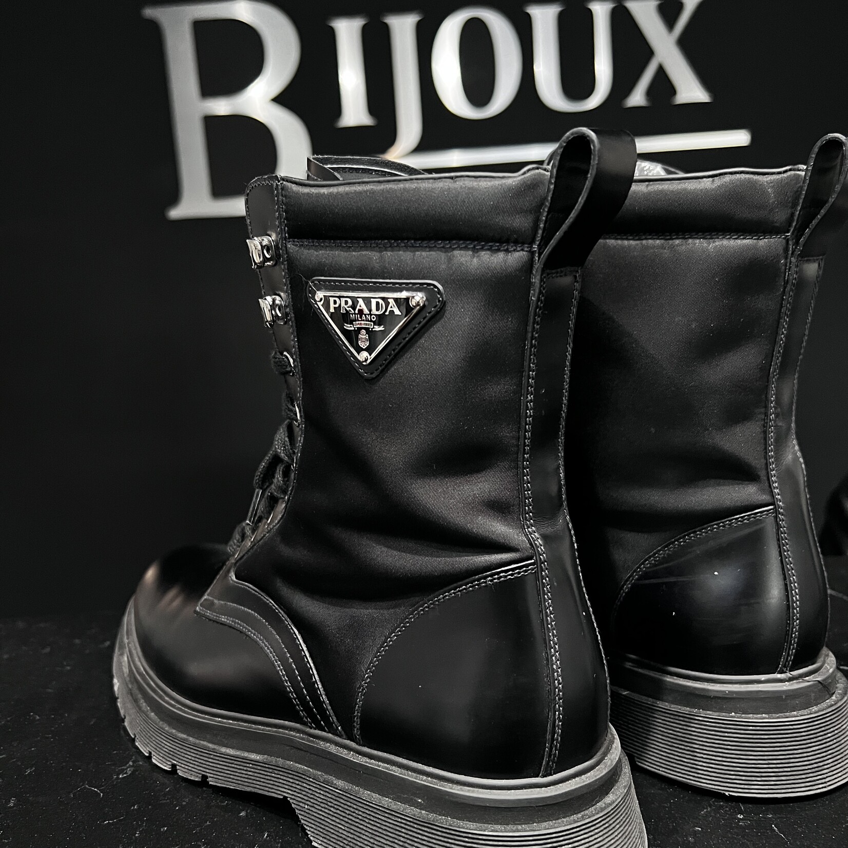 Prada Prada Combat Boots 9.5