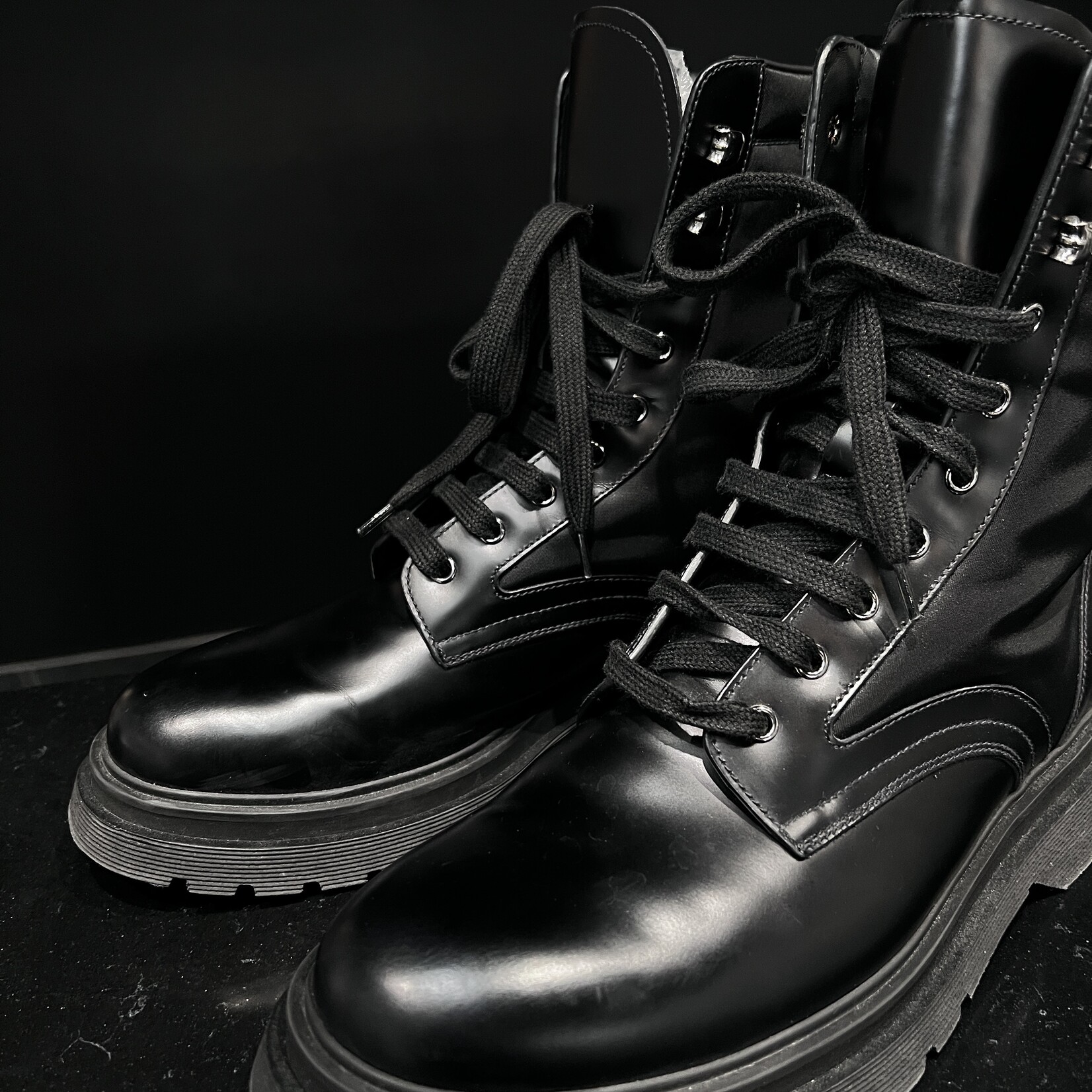 Prada Prada Combat Boots 9.5