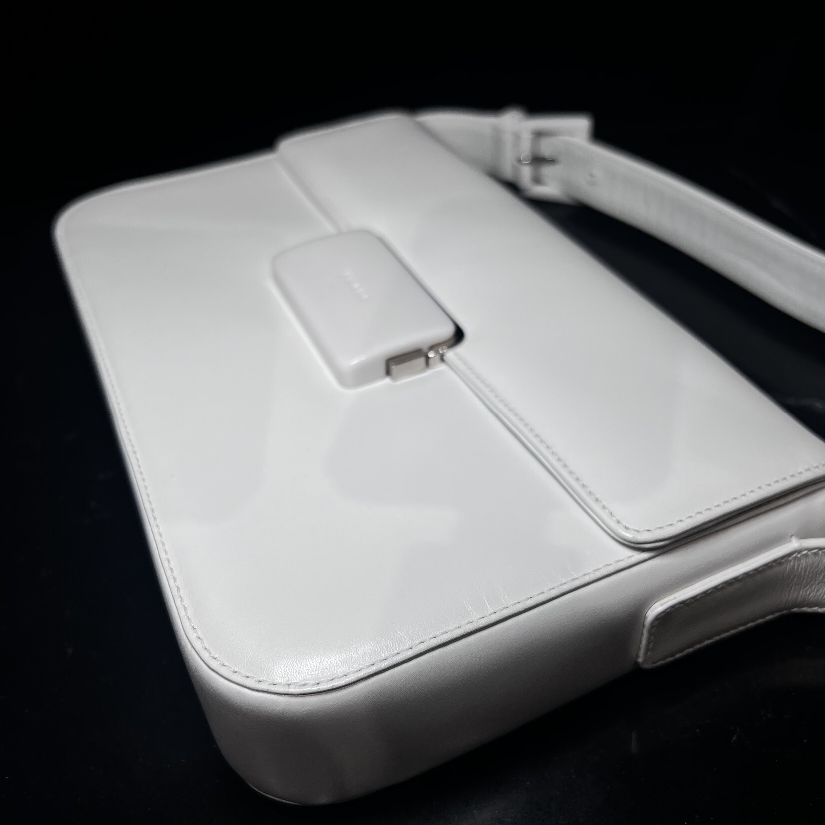 Prada Prada Vintage White Shoulder Bag