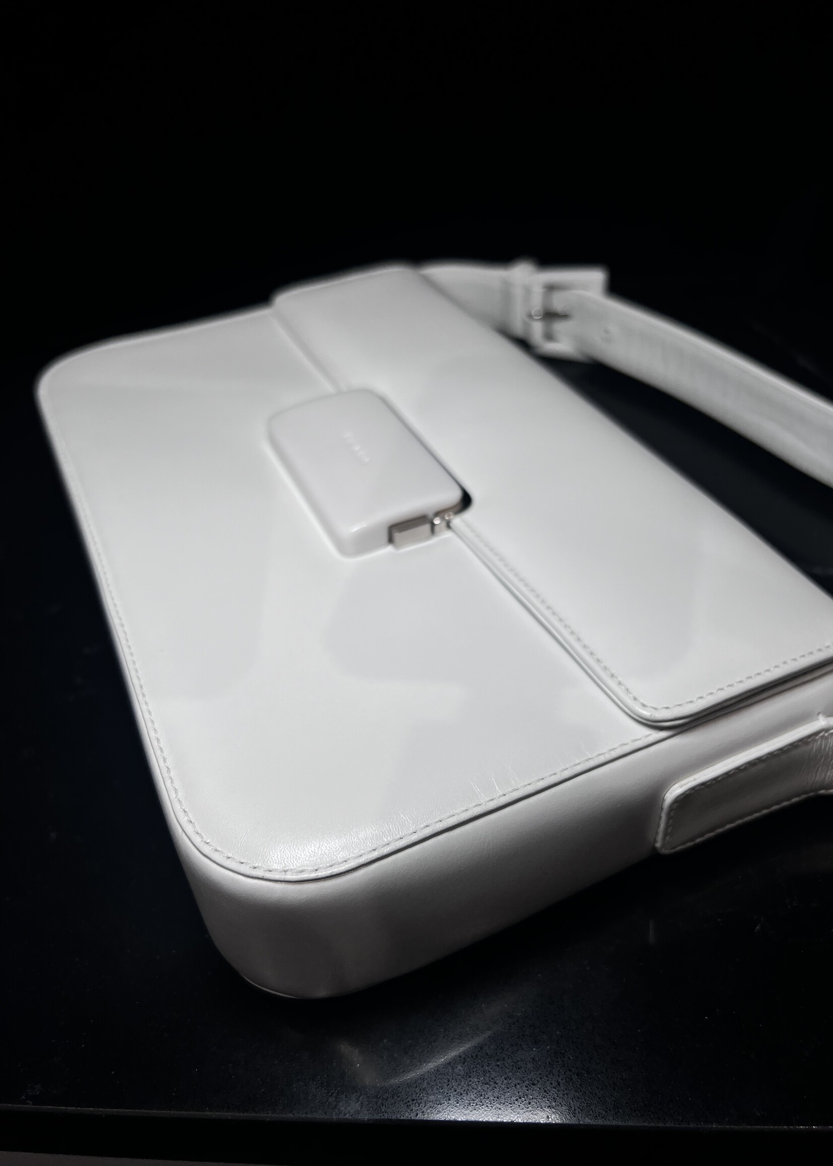 Prada SOLD - Prada Vintage White Shoulder Bag