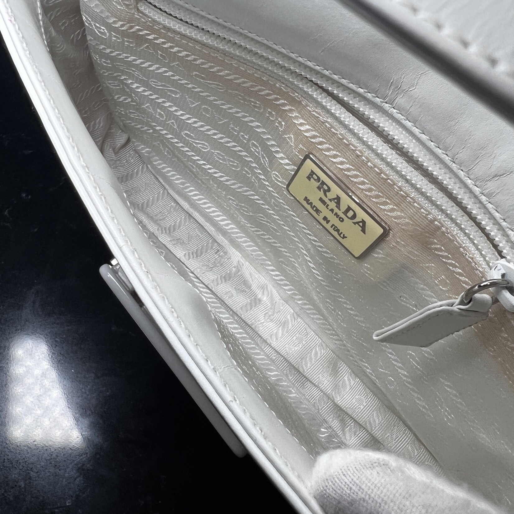 Prada Prada Vintage White Shoulder Bag