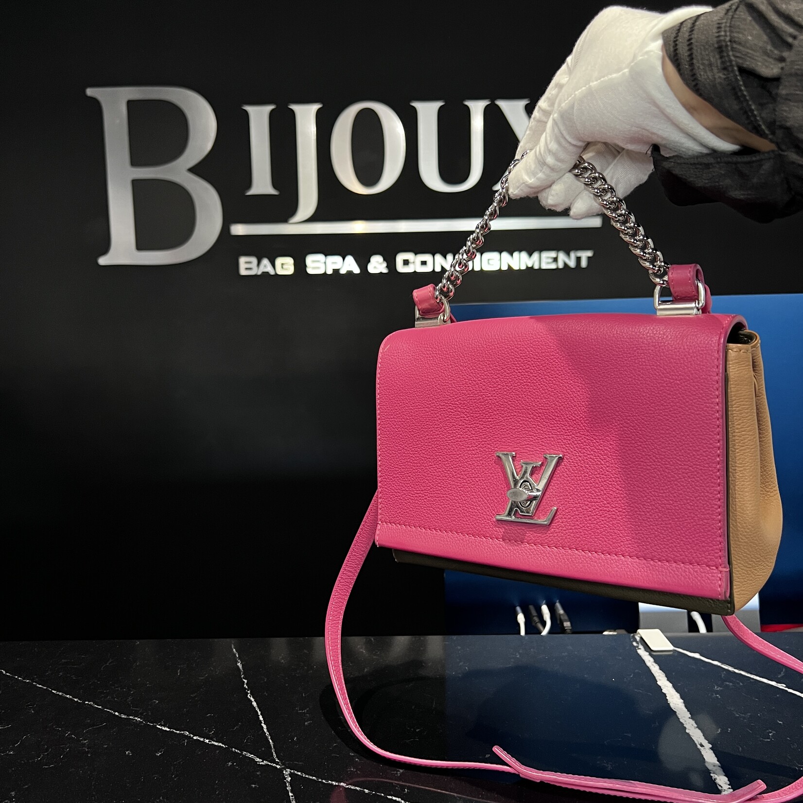 Louis Vuitton Louis Vuitton Lock Me Crossbody