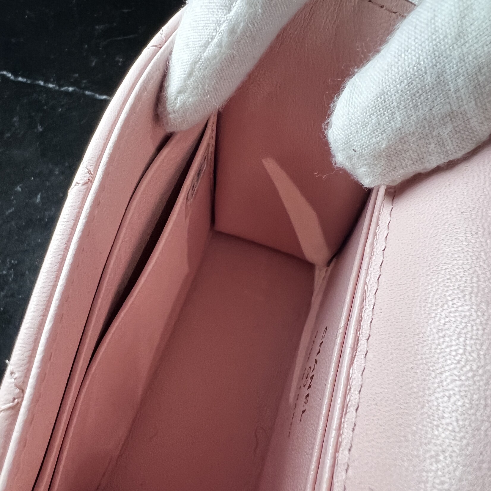 Chanel Chanel Quilted Top Handle Flap Clutch With Chain