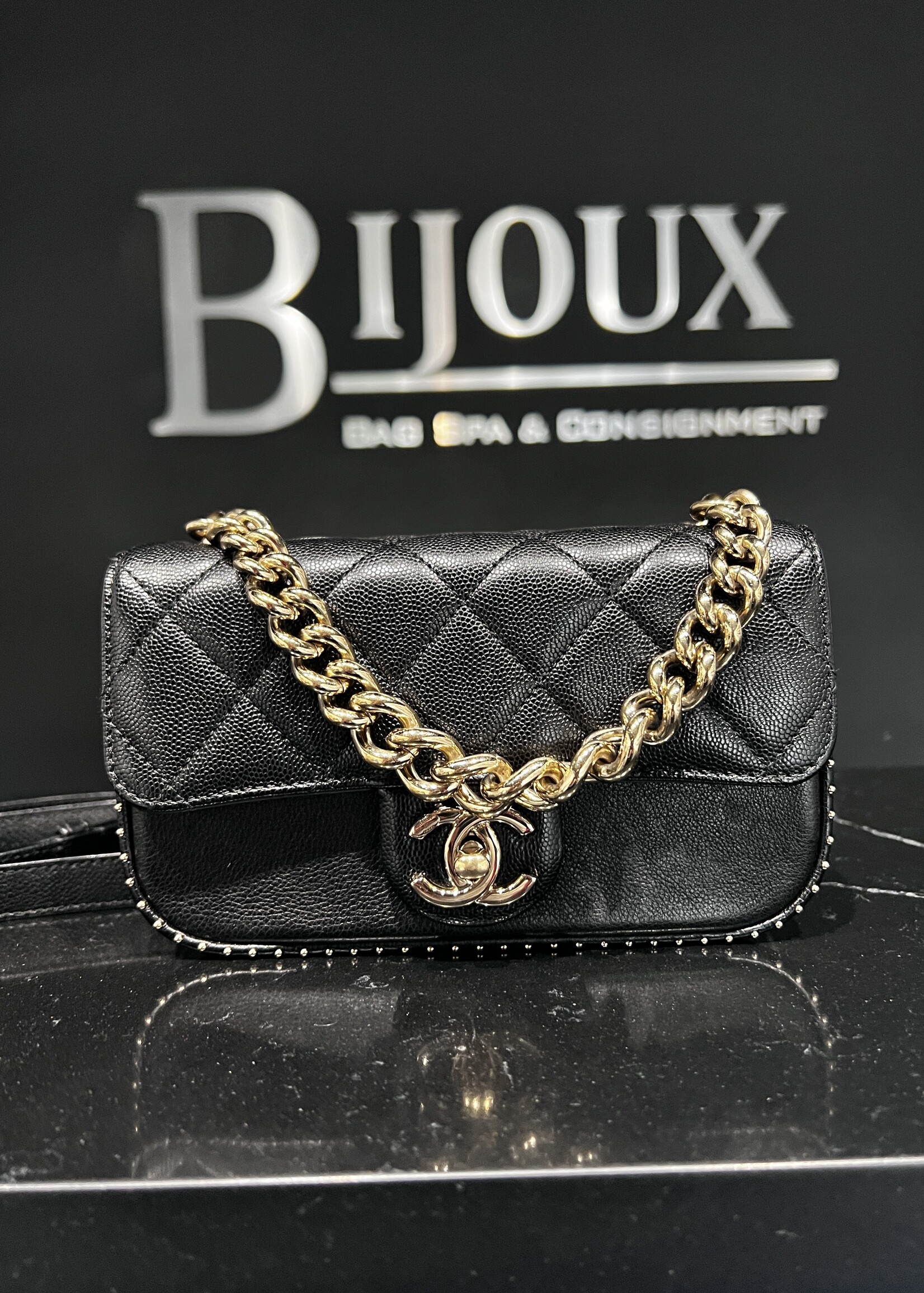 Chanel Chanel Studded Mini Flap
