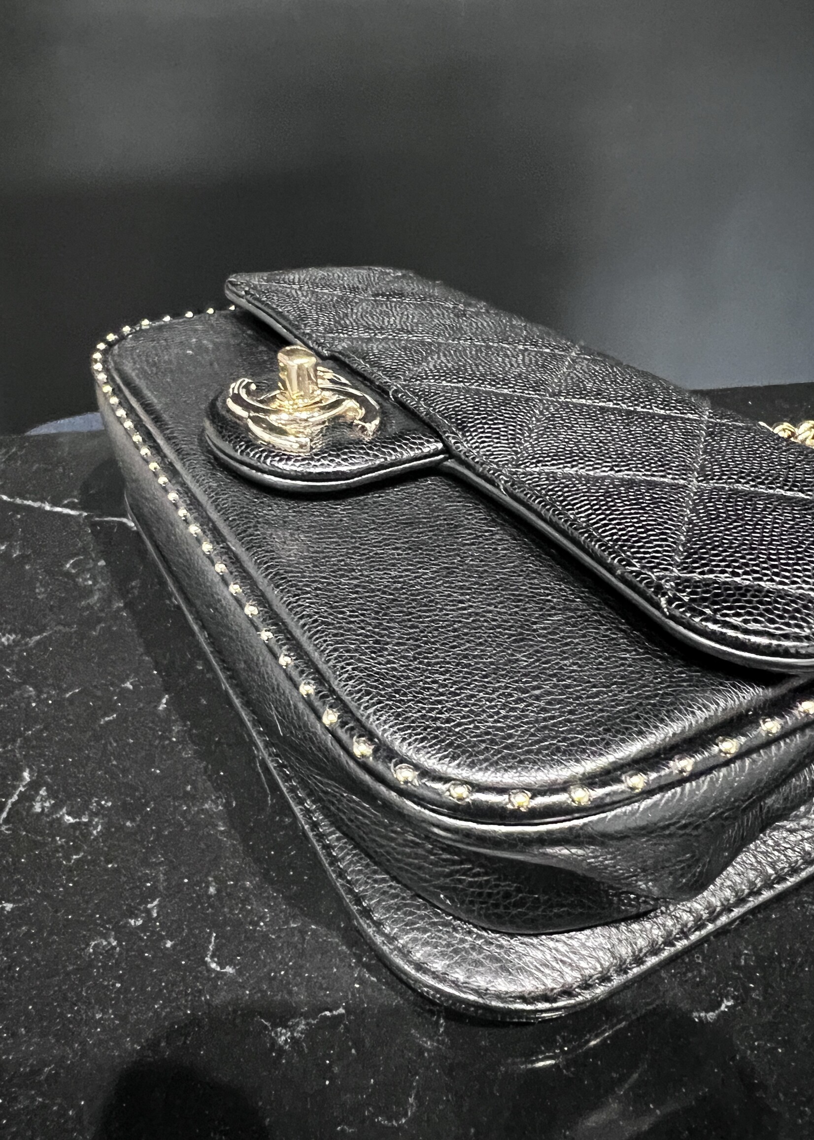 Chanel Chanel Studded Mini Flap