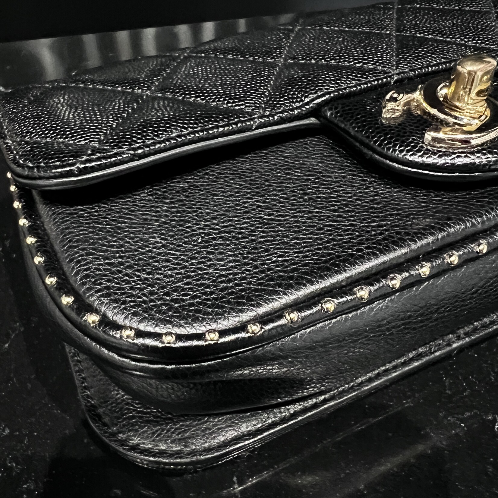 Chanel Chanel Studded Mini Flap