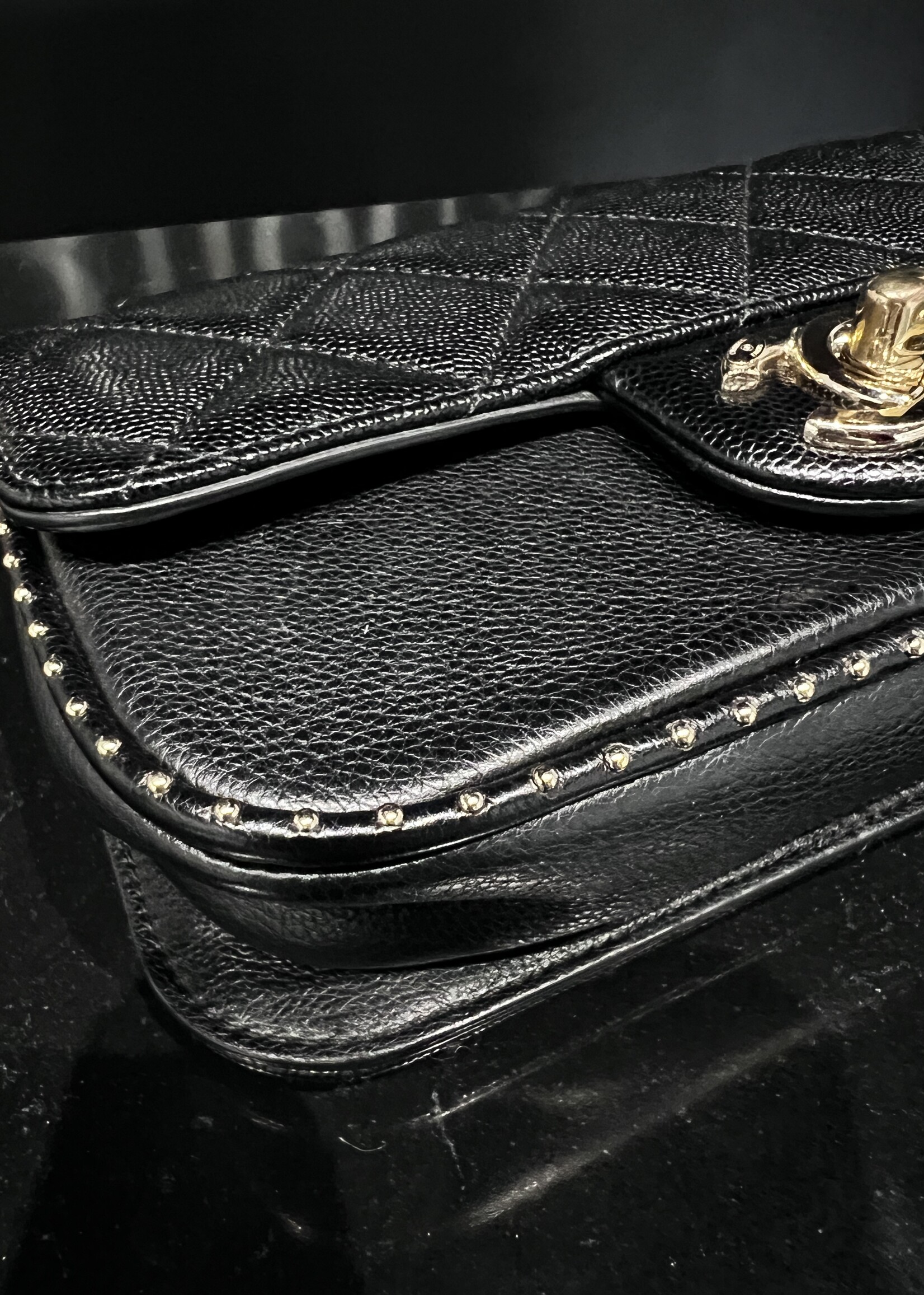 Chanel Chanel Studded Mini Flap