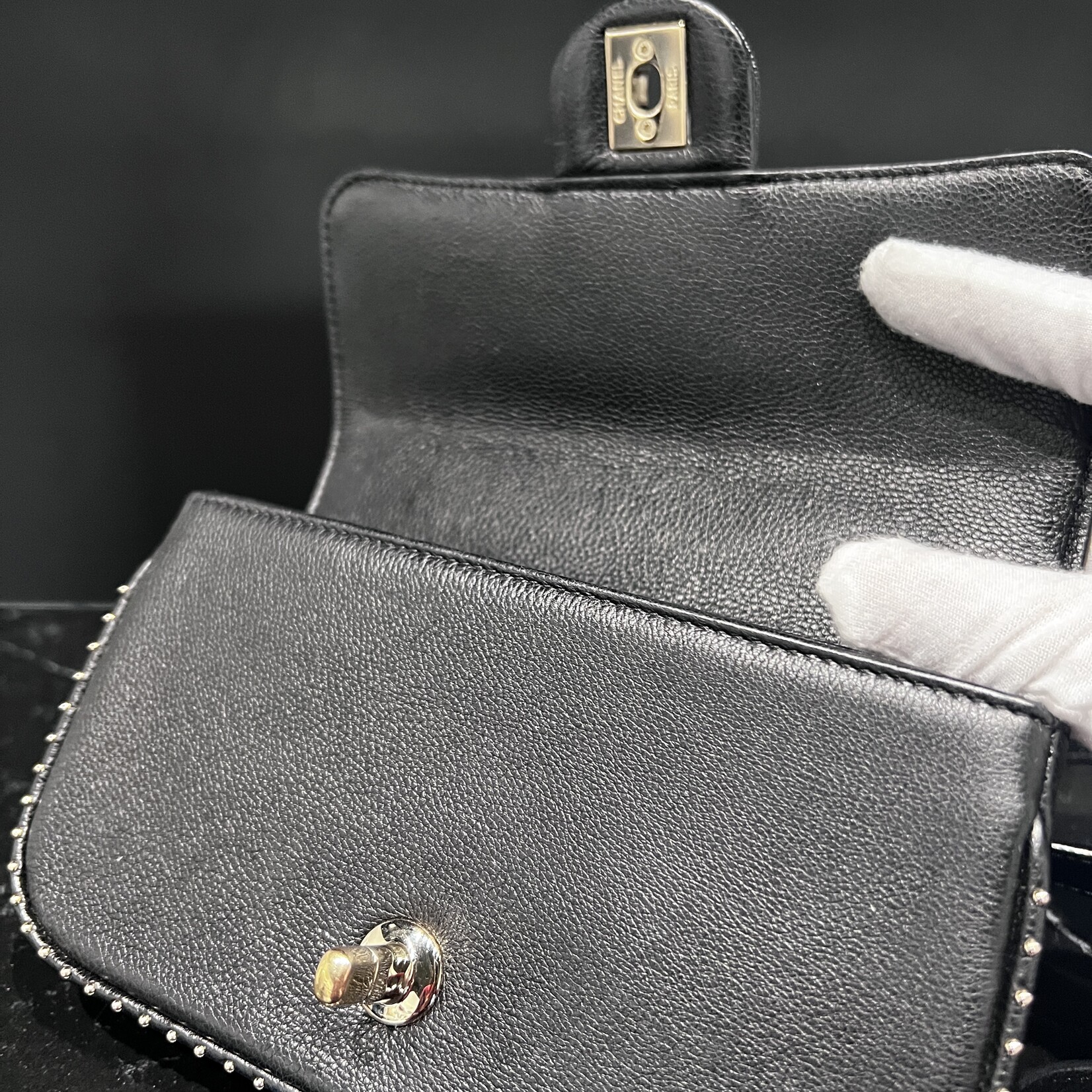 Chanel Chanel Studded Mini Flap