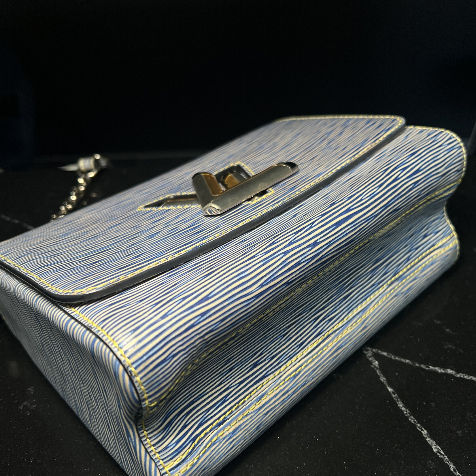 Louis Vuitton Louis Vuitton Twist MM Denim