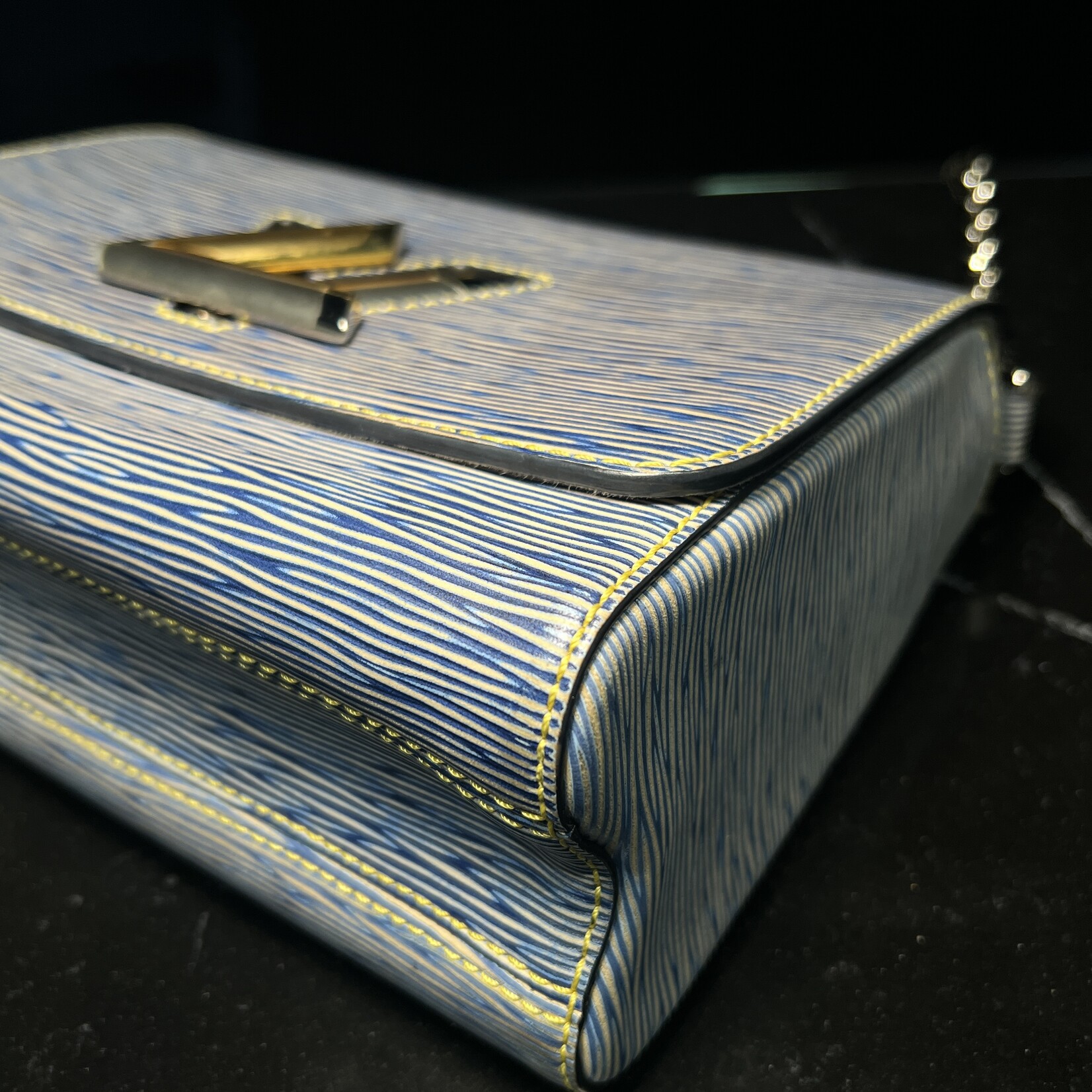 Louis Vuitton Louis Vuitton Twist MM Denim