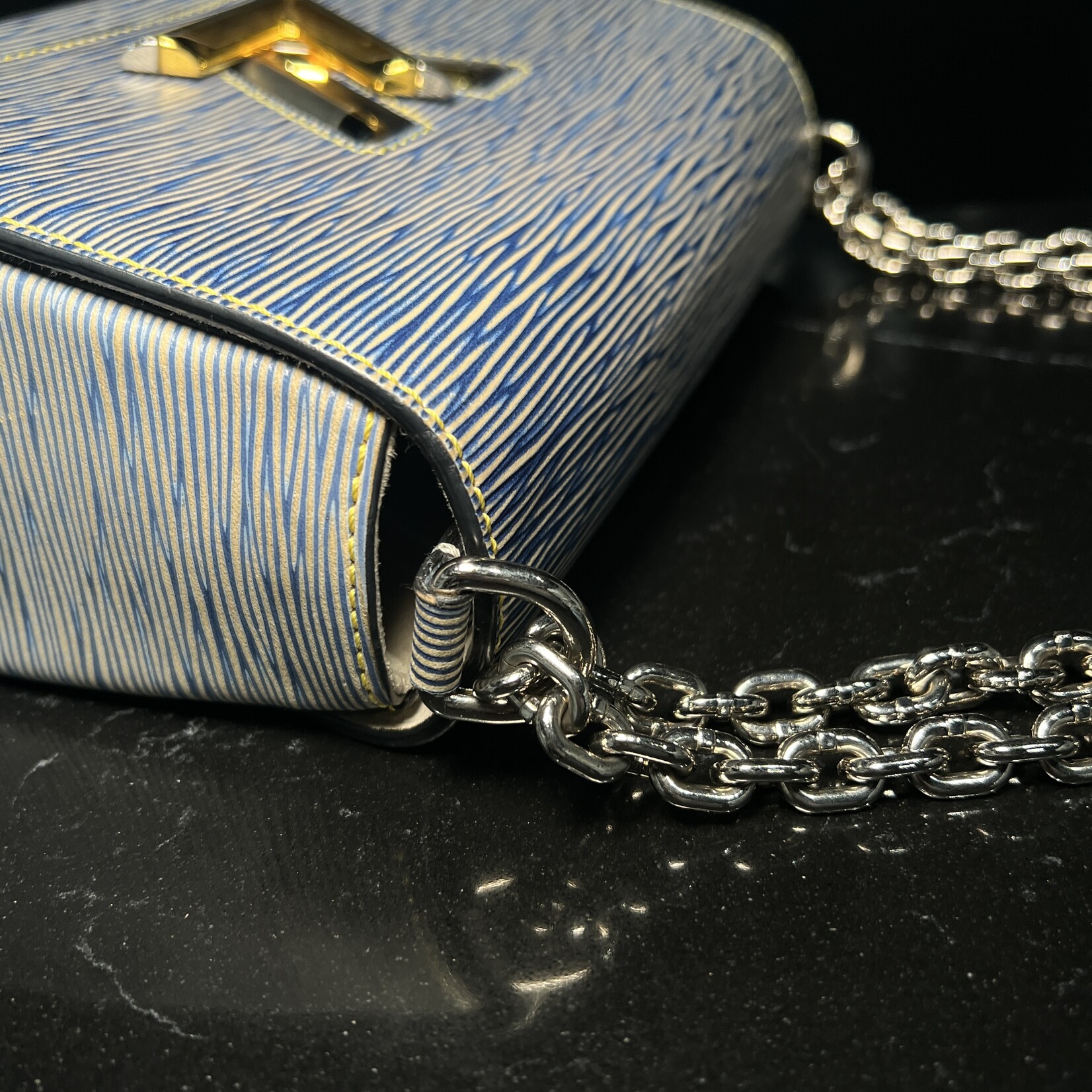 Louis Vuitton Louis Vuitton Twist MM Denim