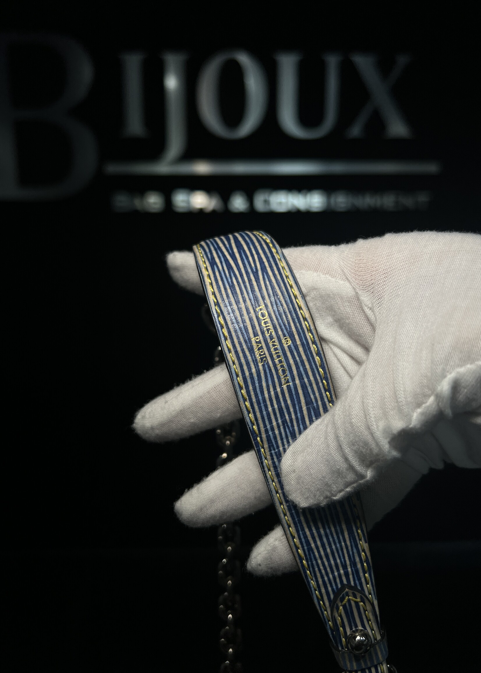 Louis Vuitton Louis Vuitton Twist MM Denim