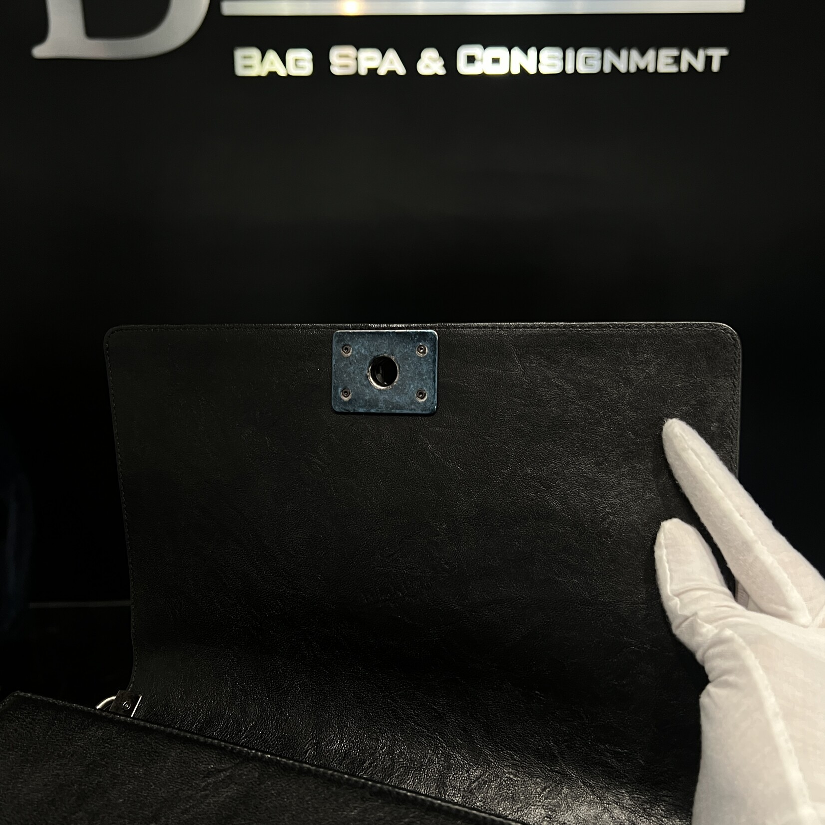 Chanel Chanel Studded Medium Boy Bag