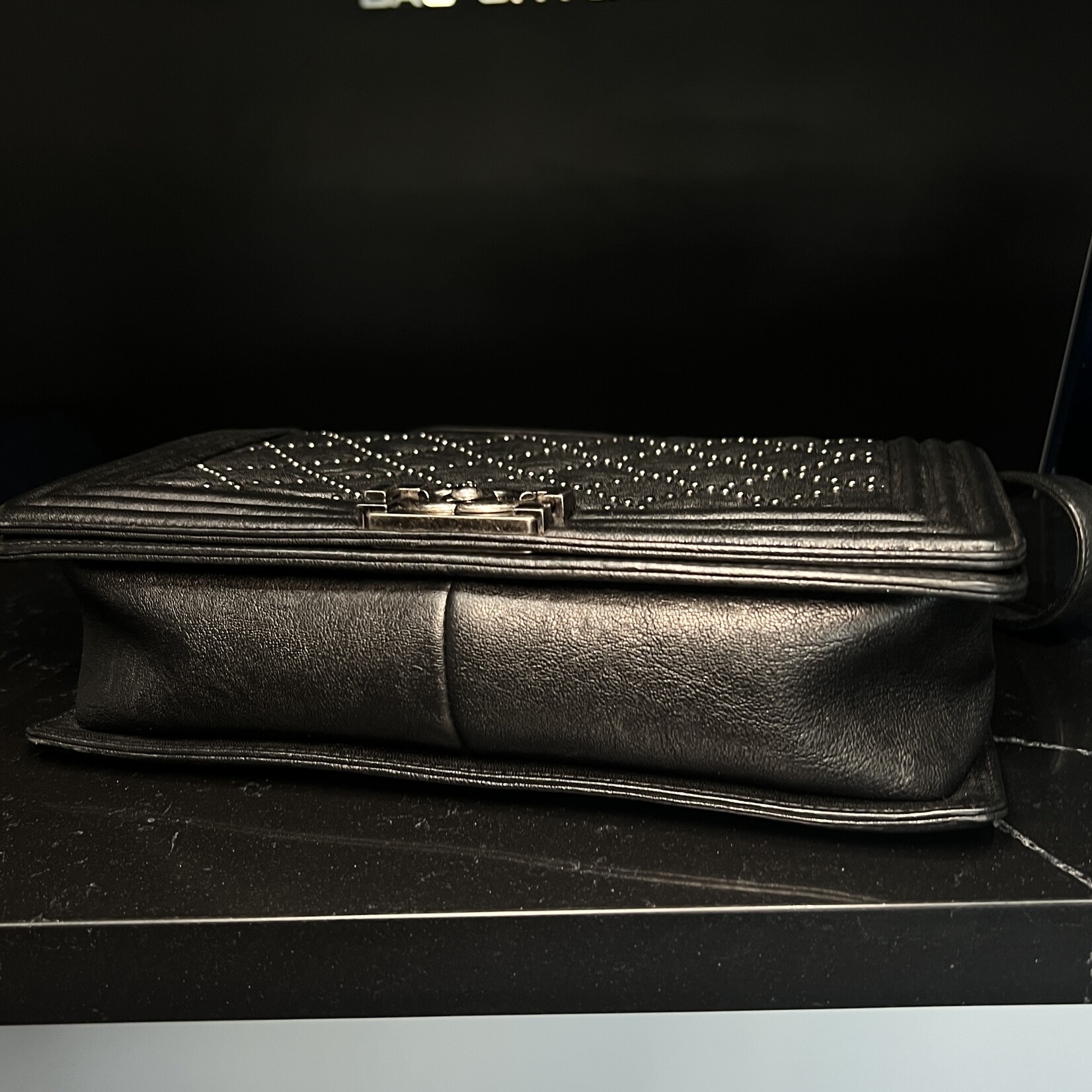 Chanel Chanel Studded Medium Boy Bag