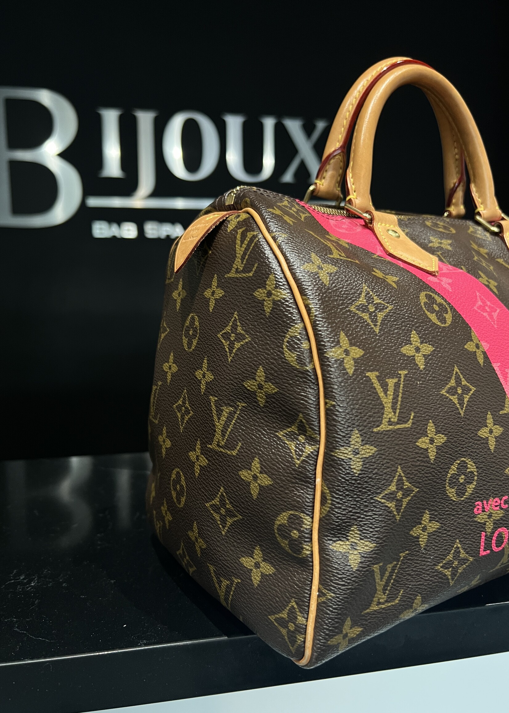Louis Vuitton SOLD - Louis Vuitton Limited Edition V Speedy 30