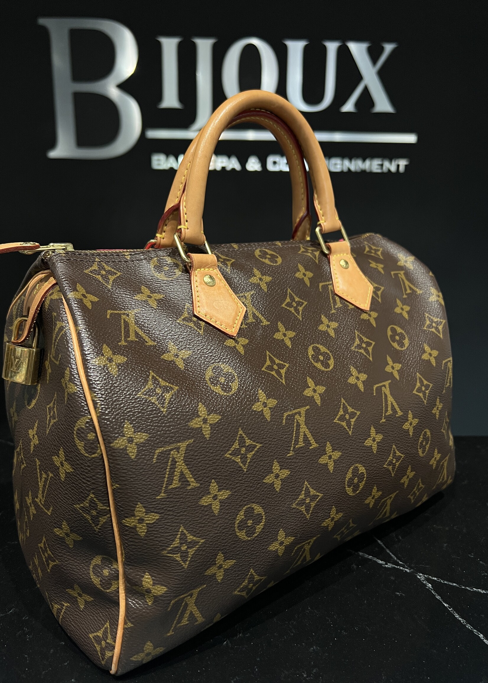 Louis Vuitton SOLD - Louis Vuitton Limited Edition V Speedy 30