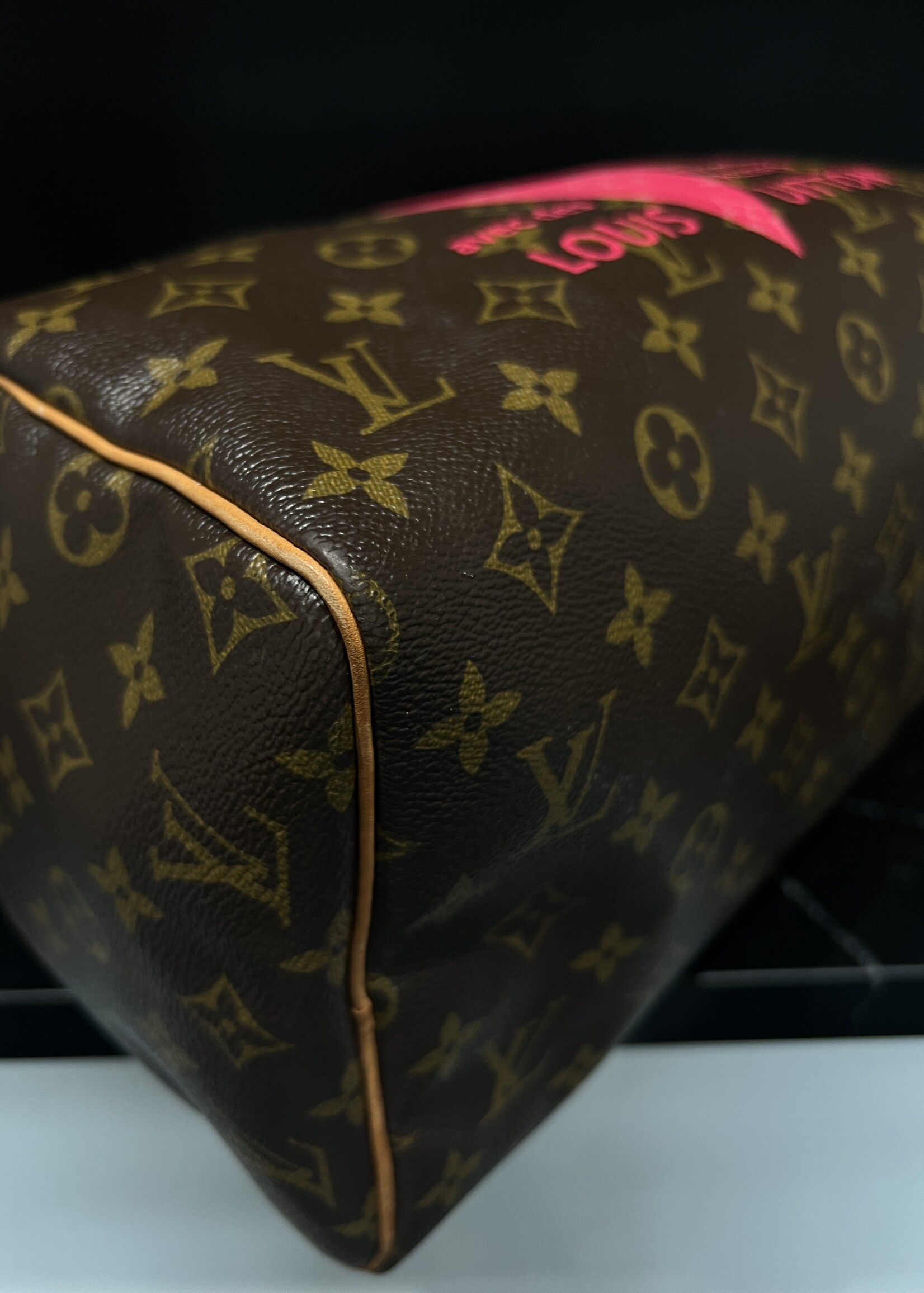 Louis Vuitton SOLD - Louis Vuitton Limited Edition V Speedy 30