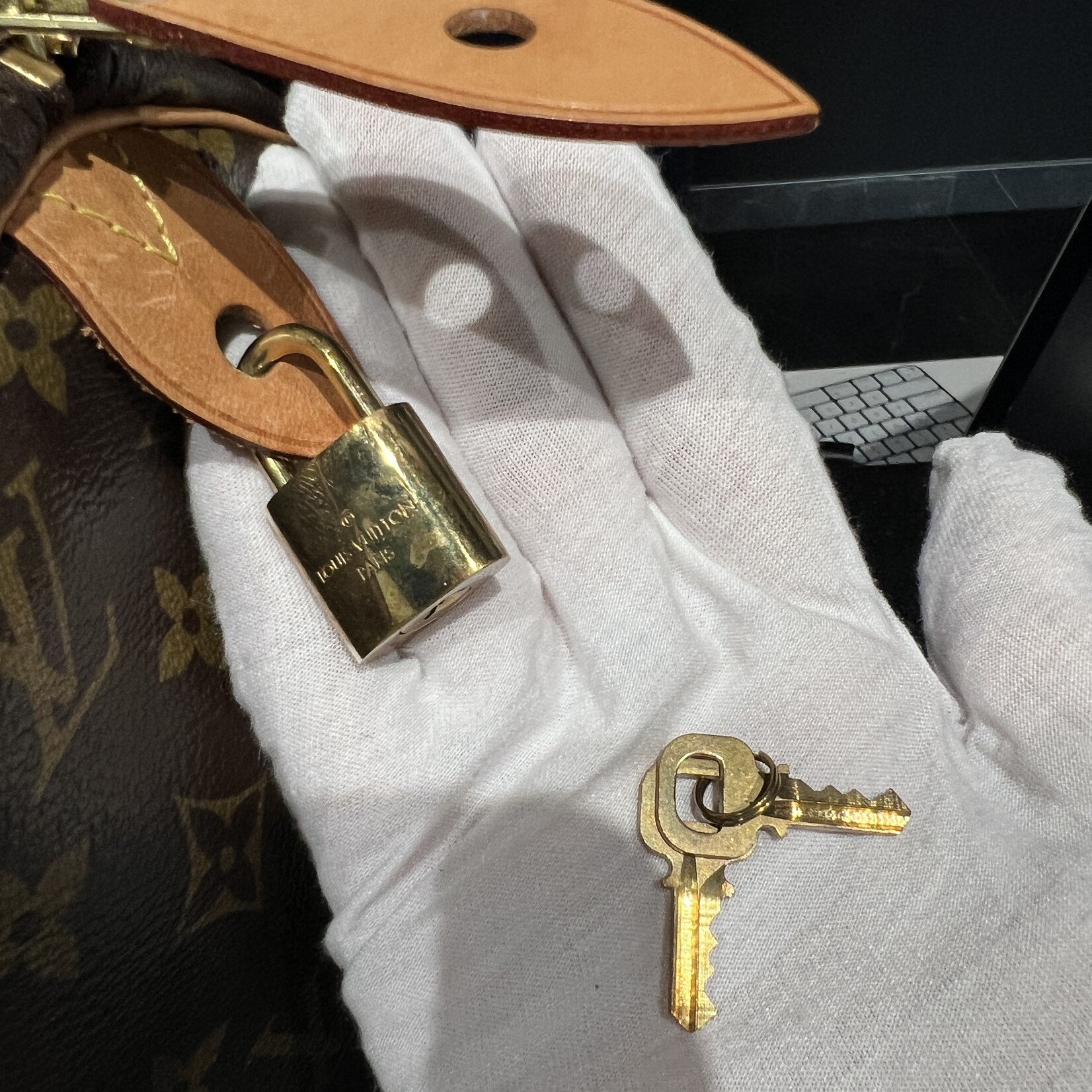 Louis Vuitton Louis Vuitton Limited Edition V Speedy 30