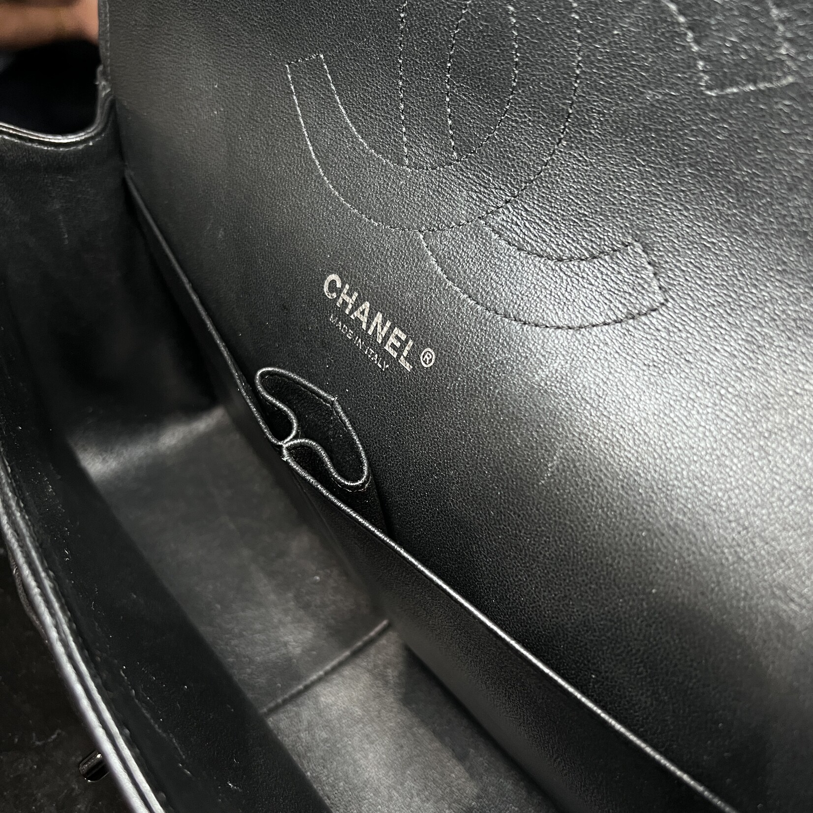 Chanel Chanel So Black Goatskin Jumbo