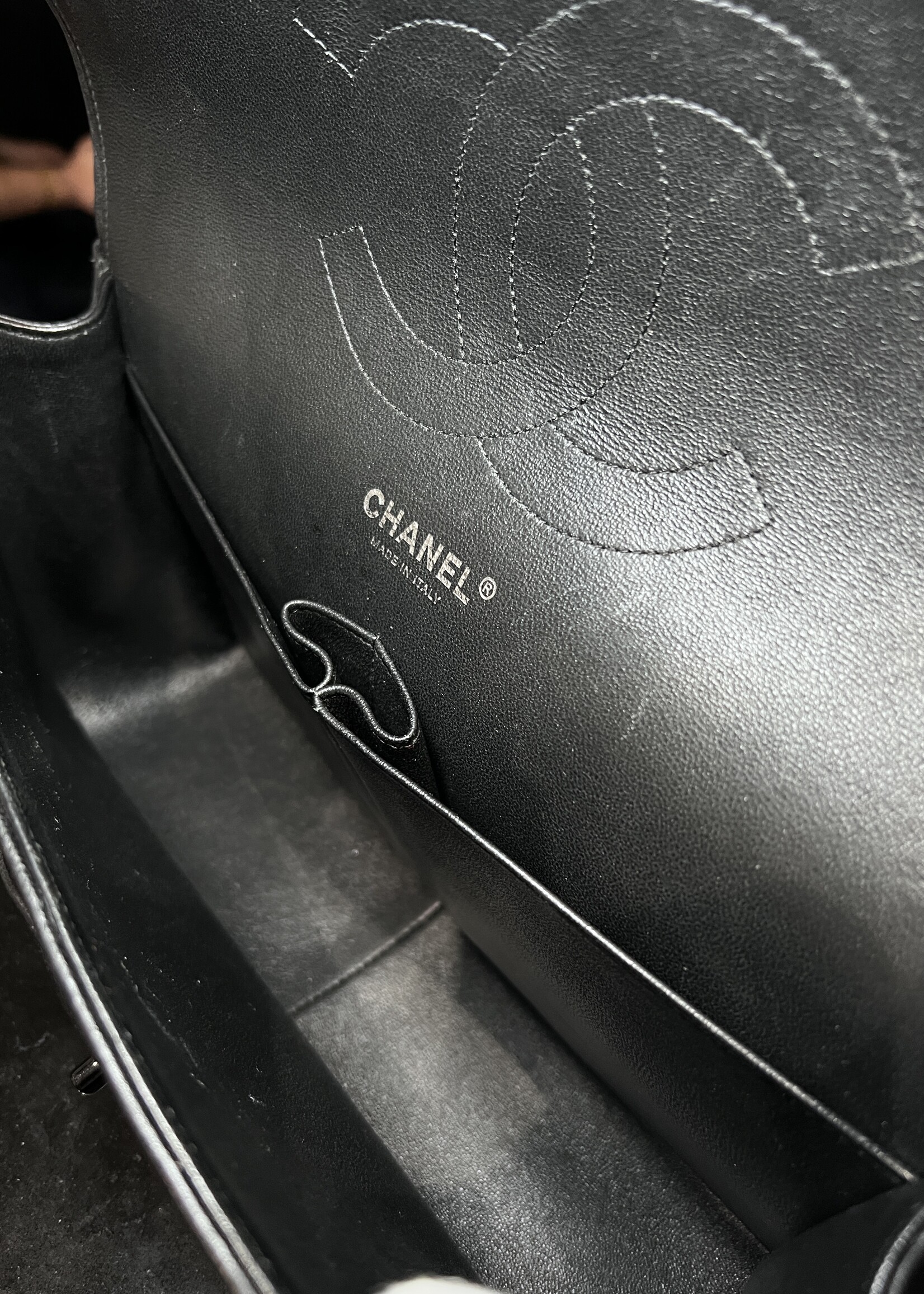 Chanel SOLD - Chanel So Black Goatskin Jumbo