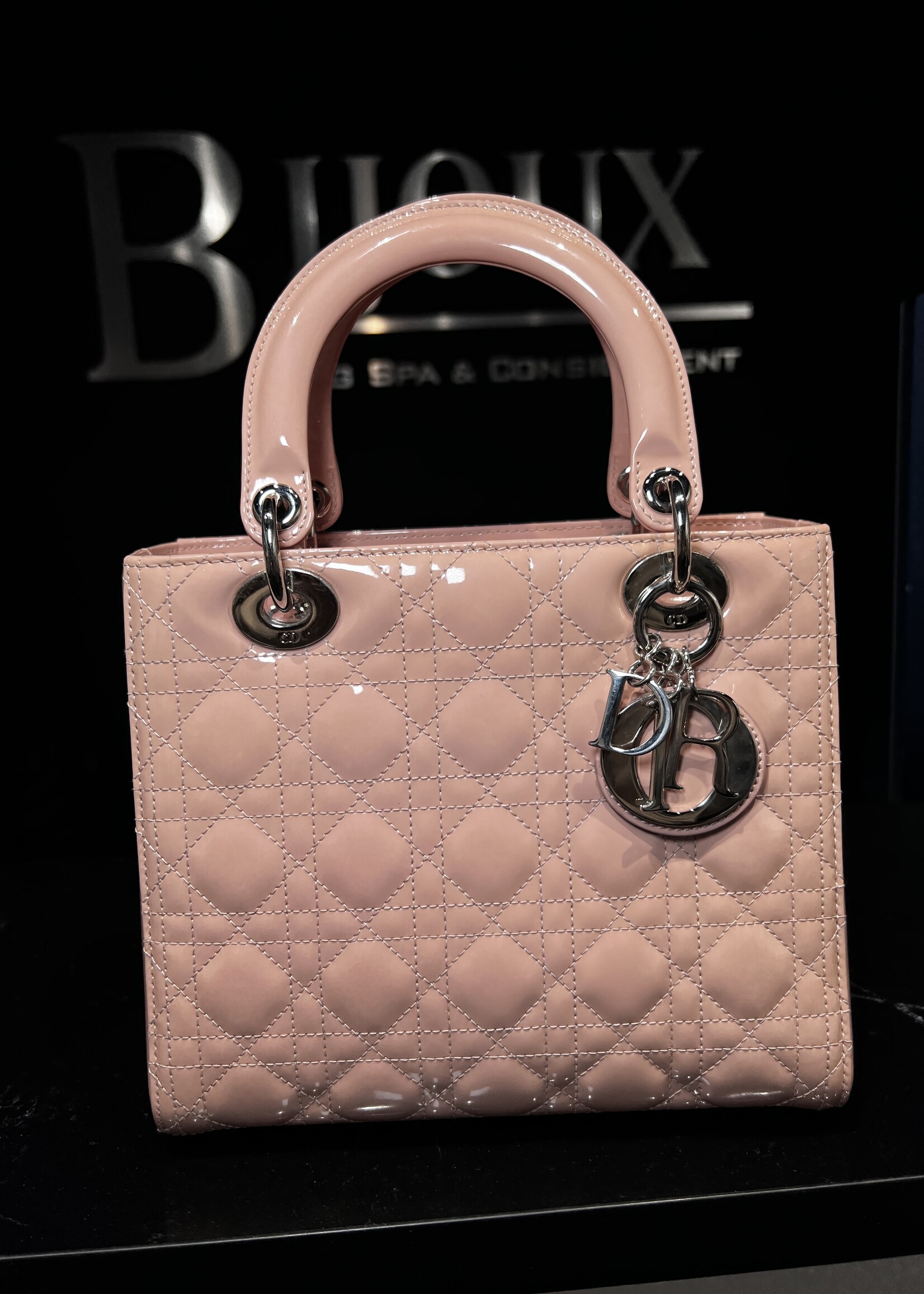 Christian Dior SOLD - Dior Medium Pink Patent Lady