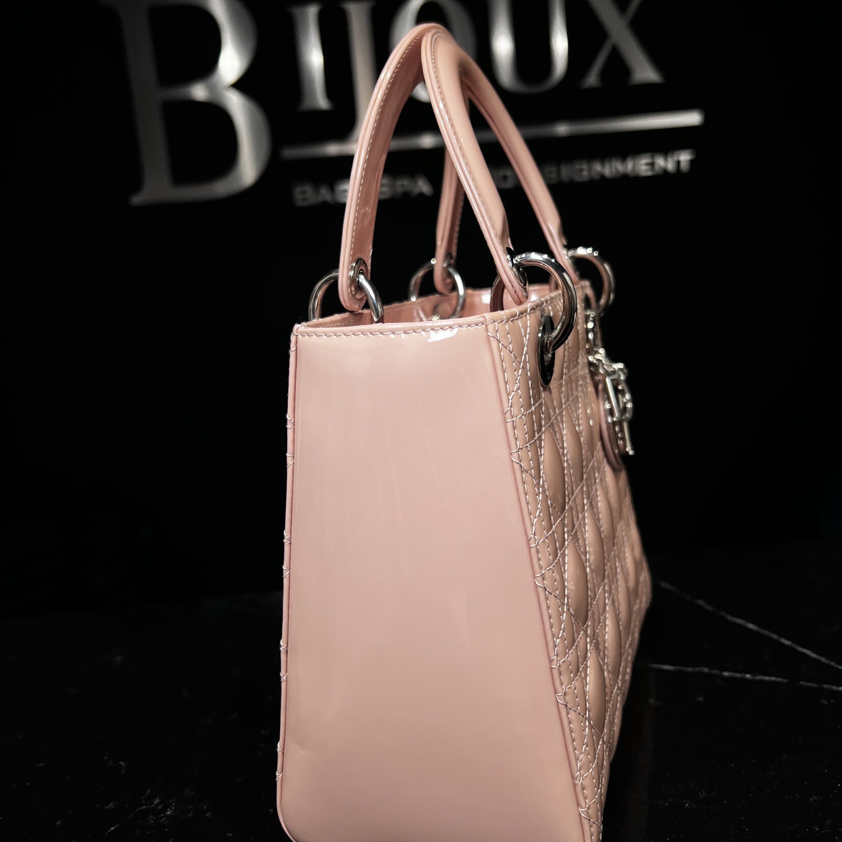 Christian Dior Dior Medium Pink Patent Lady