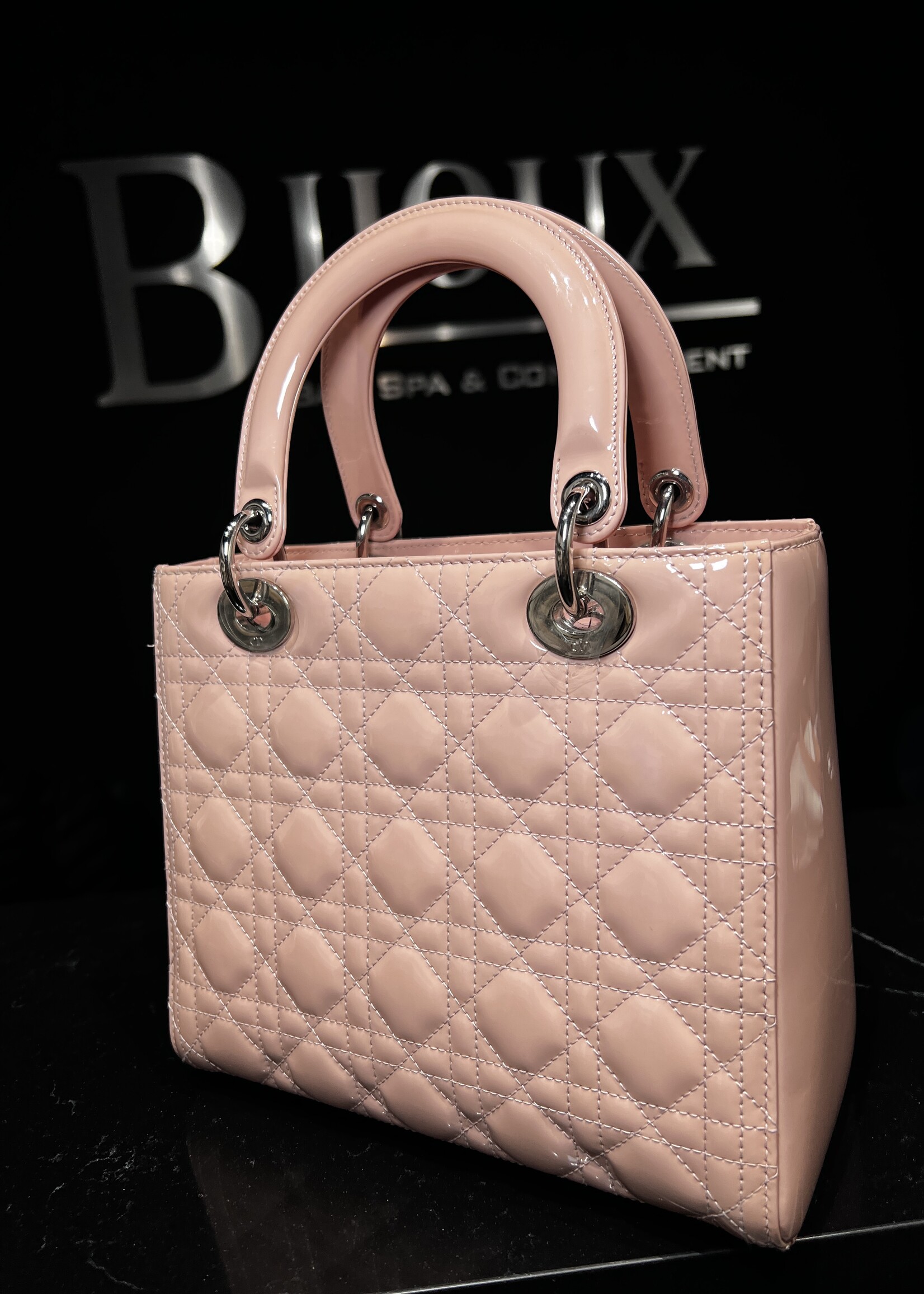 Christian Dior SOLD - Dior Medium Pink Patent Lady
