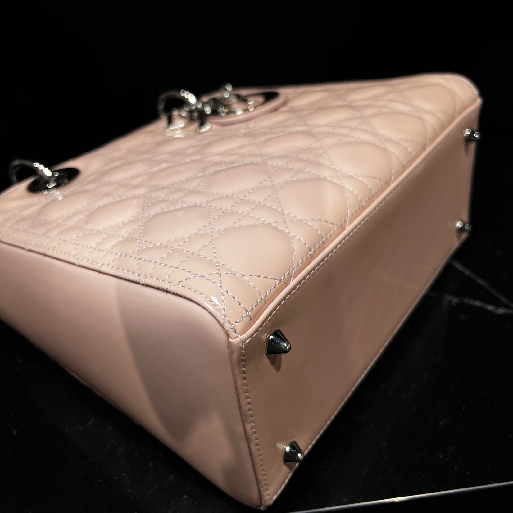 Christian Dior Dior Medium Pink Patent Lady