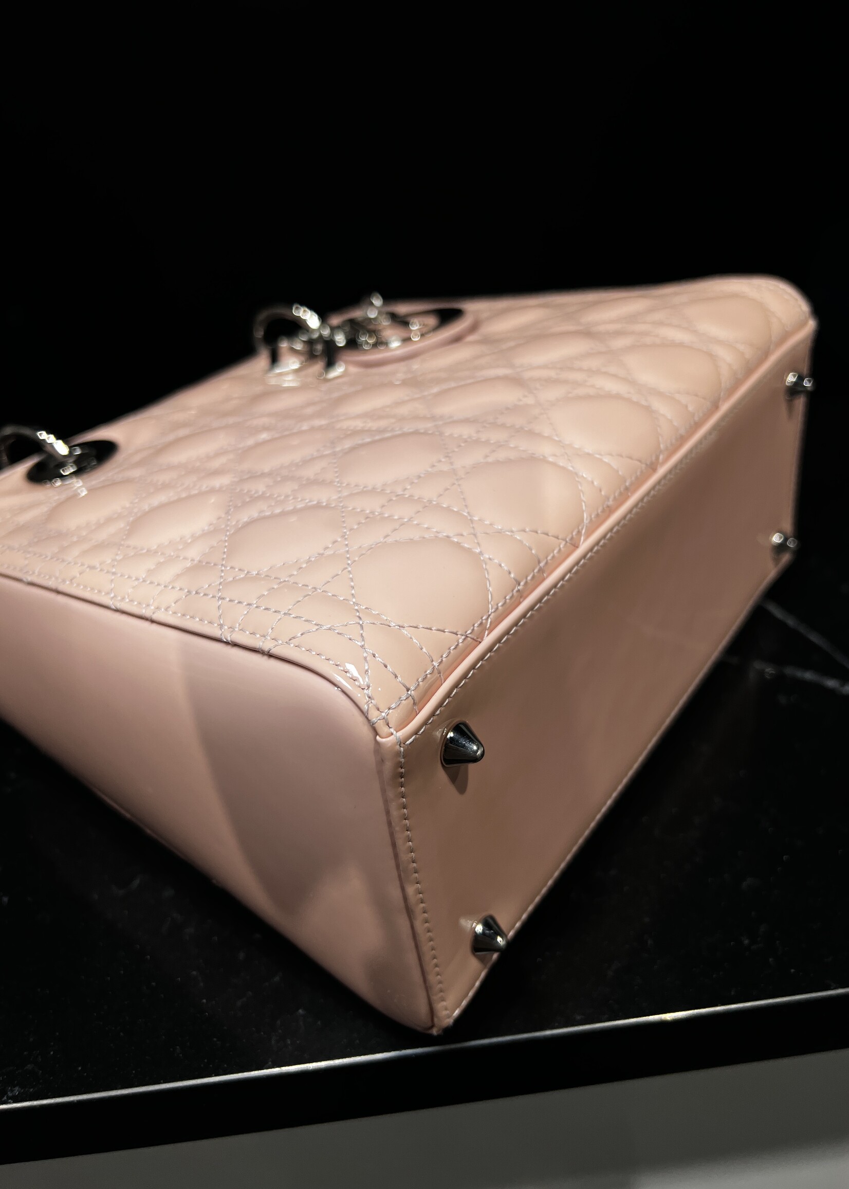 Christian Dior SOLD - Dior Medium Pink Patent Lady