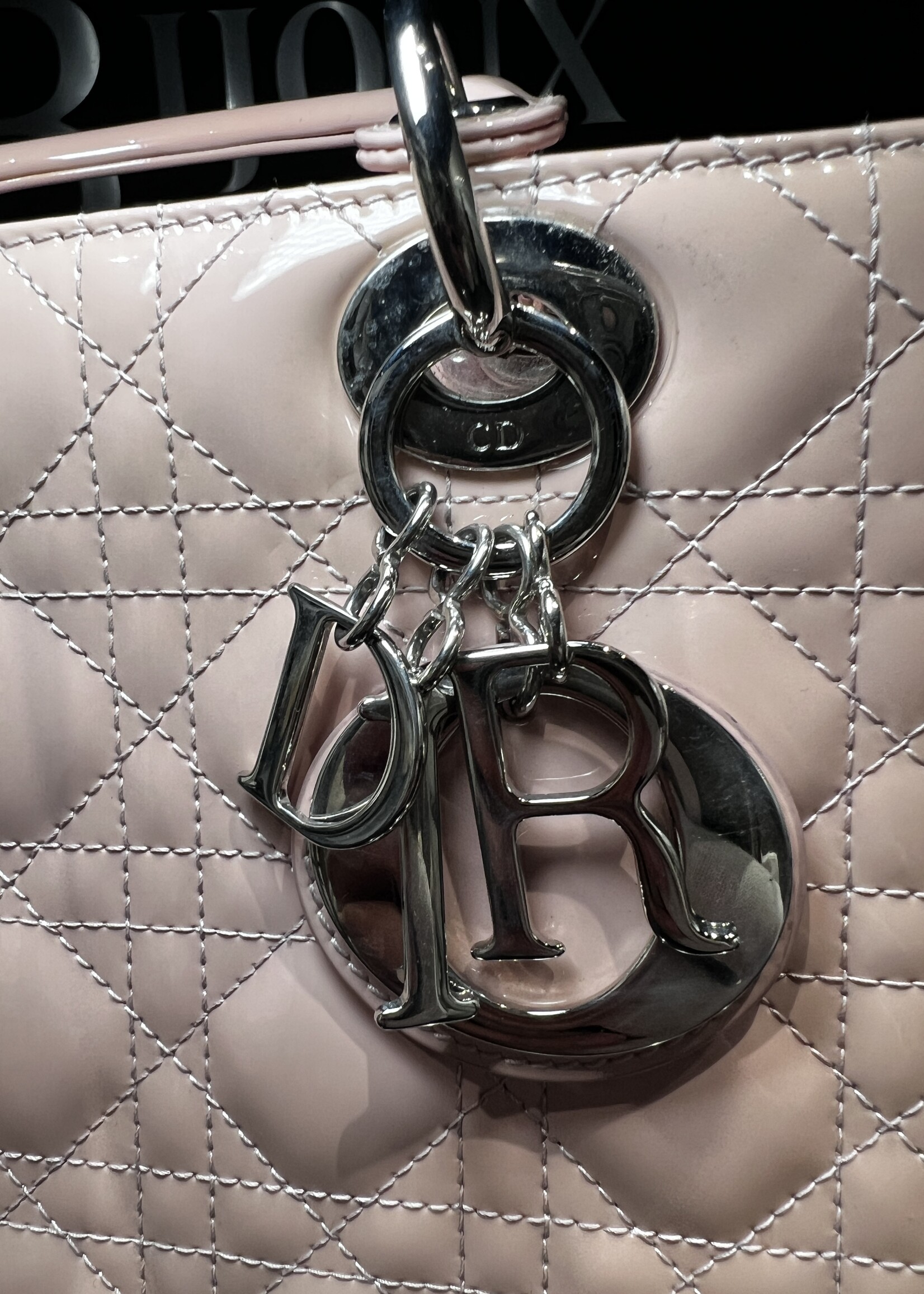Christian Dior SOLD - Dior Medium Pink Patent Lady