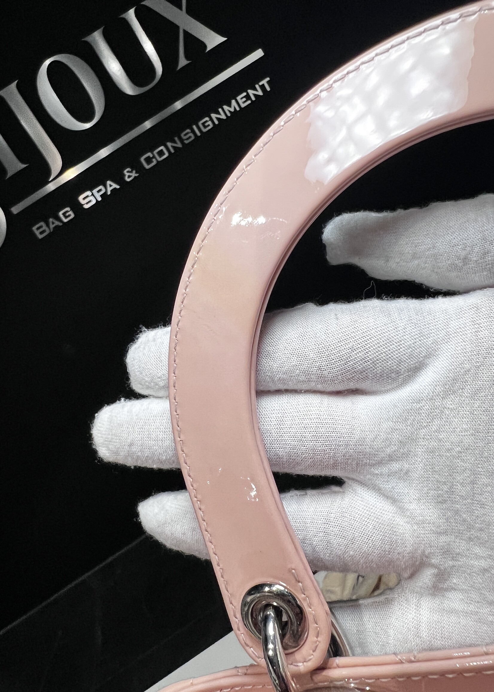 Christian Dior SOLD - Dior Medium Pink Patent Lady