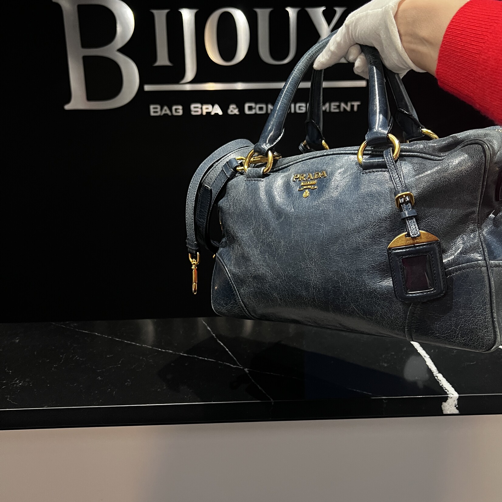 Prada Prada Shine Bauletto Vitello