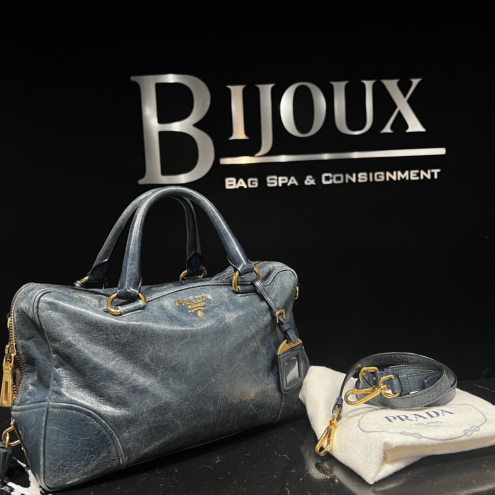 Prada Prada Shine Bauletto Vitello