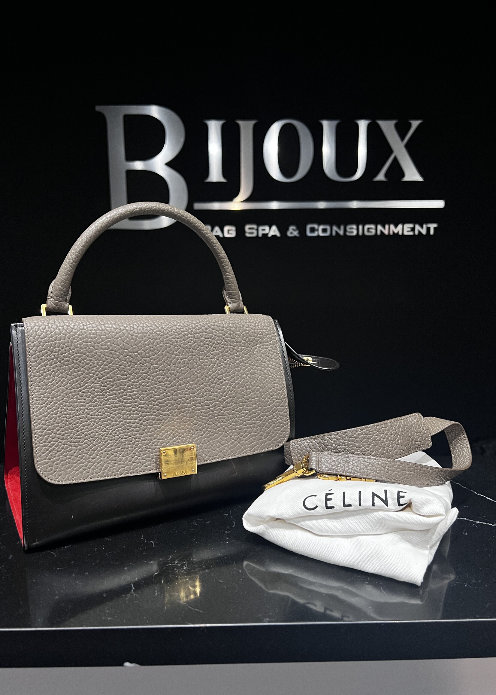 Celine SOLD - Celine Trio Color Trapeze