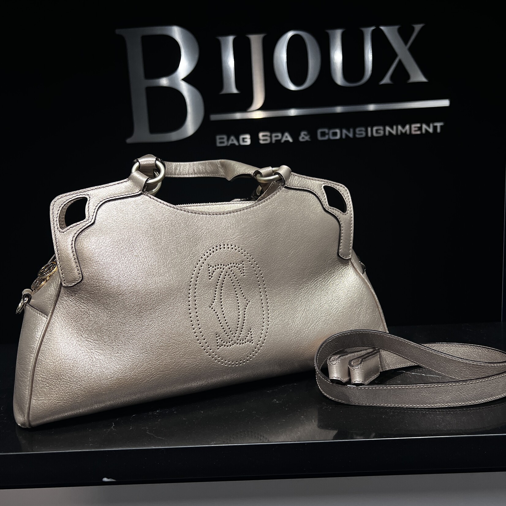 Cartier Cartier Marcello Metallic Bag