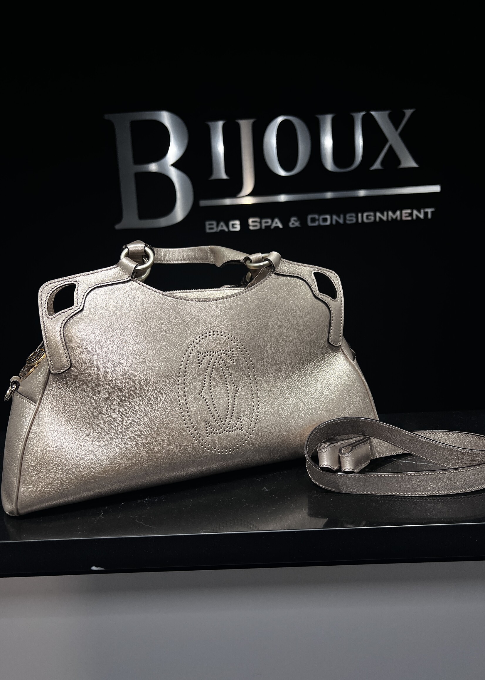 Cartier Cartier Marcello Metallic Bag