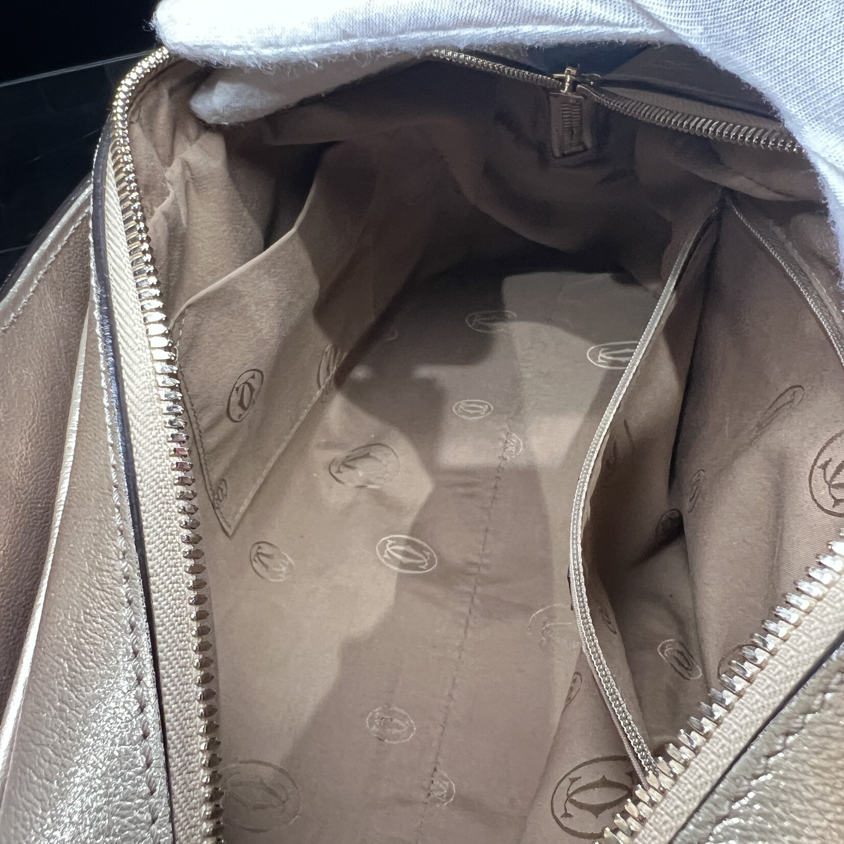 Cartier Cartier Marcello Metallic Bag