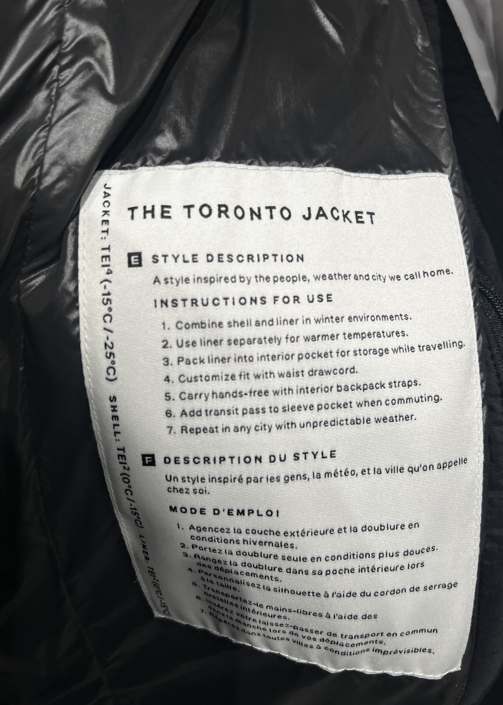 Canada Goose Toronto Jacket- S/P