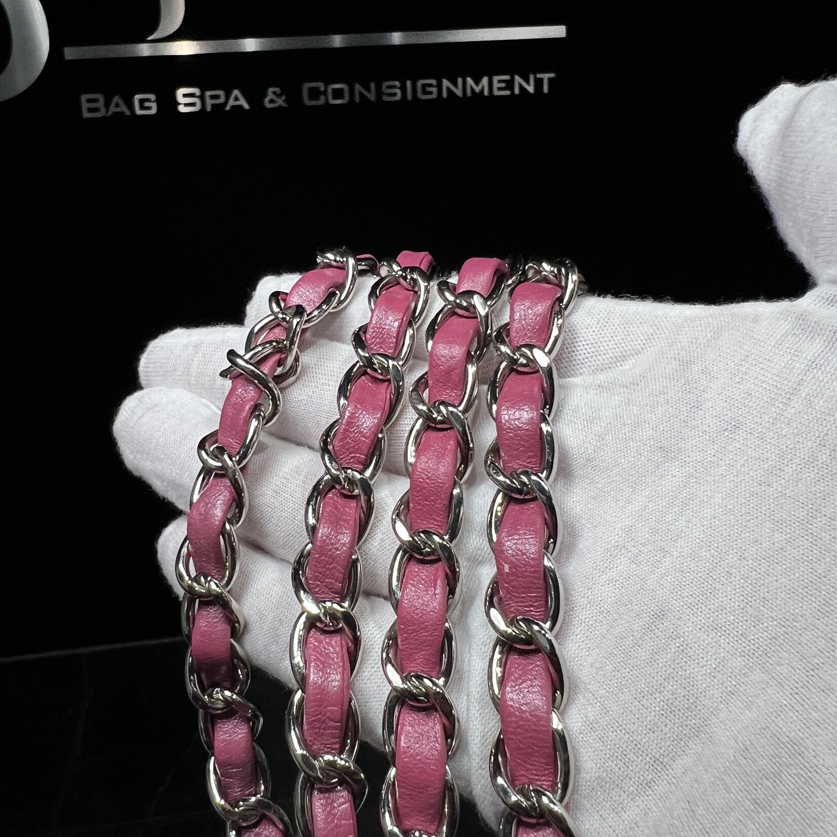 Chanel Chanel Mini Rectangle Flap Quilted Fuchsia