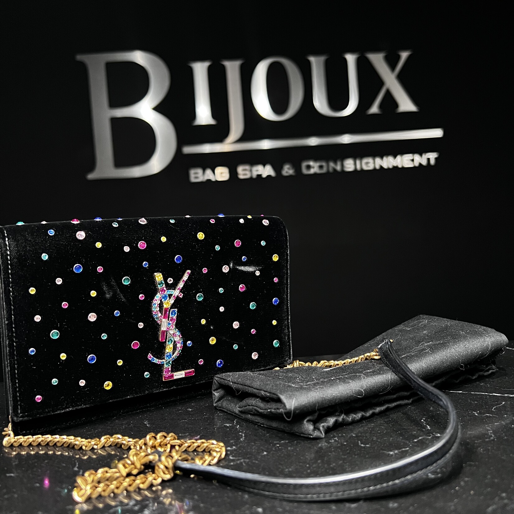 Saint Laurent Saint Laurent Kate Velvet Woc