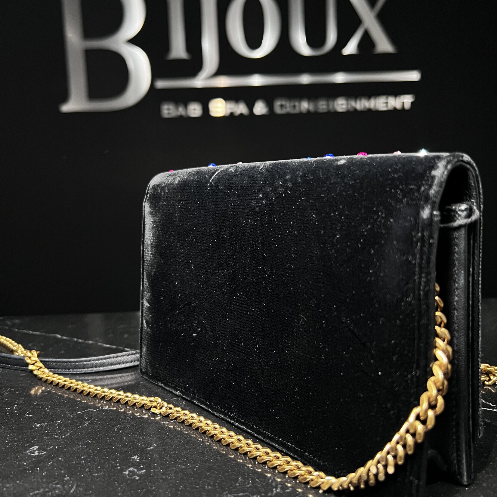 Saint Laurent Saint Laurent Kate Velvet Woc