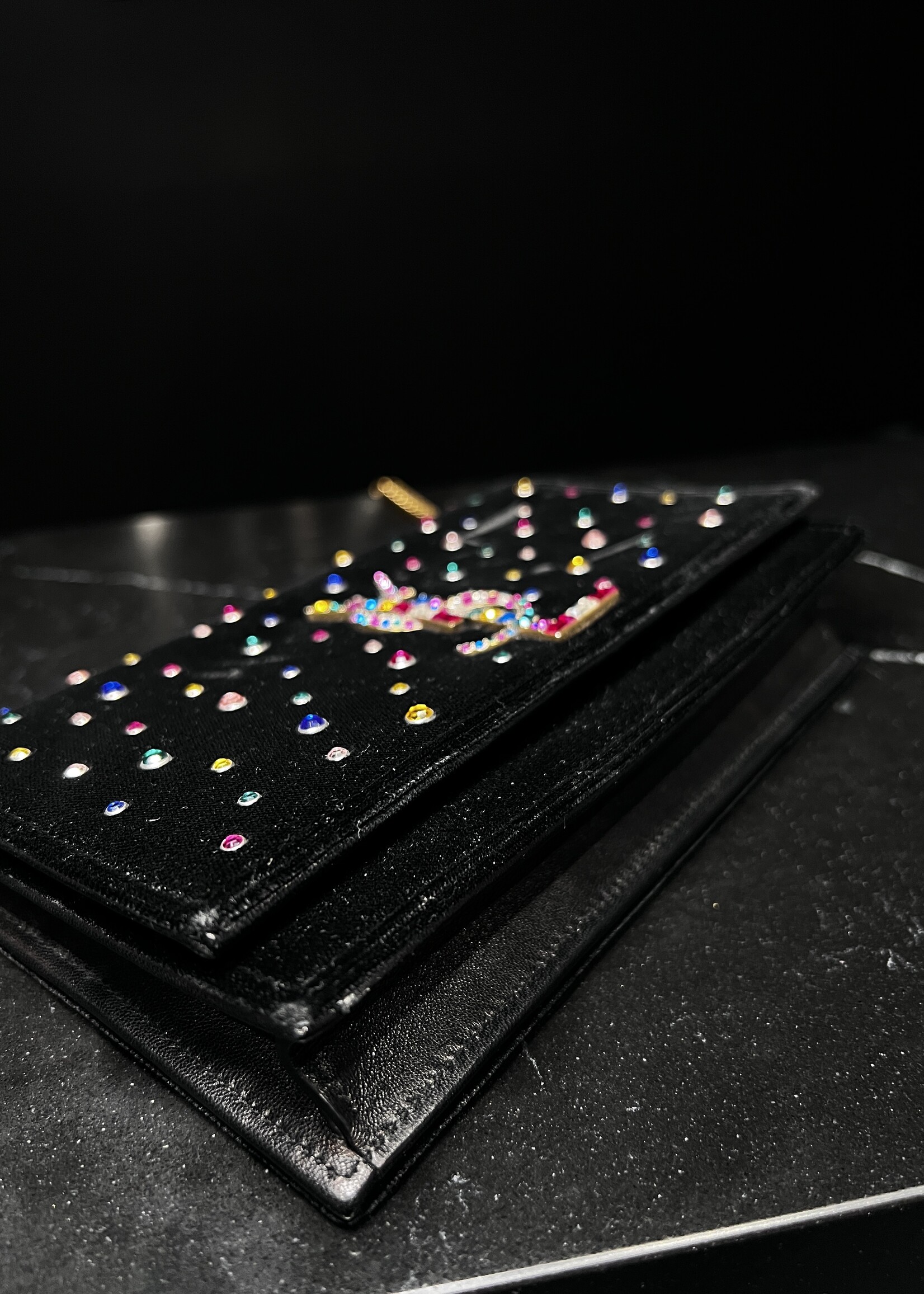 Saint Laurent SOLD- Saint Laurent Kate Velvet Woc