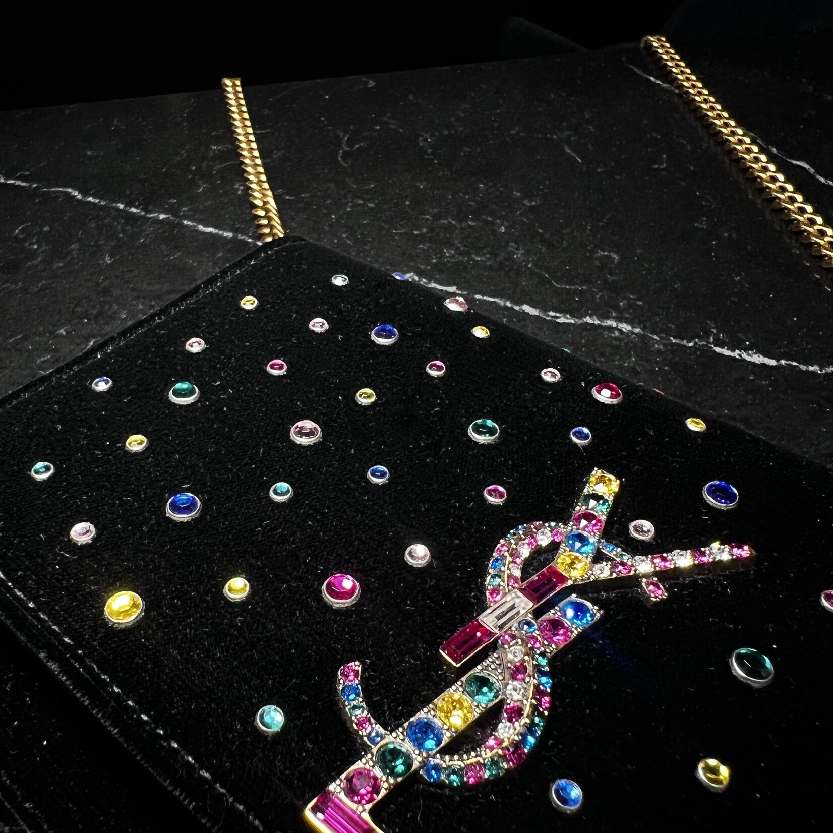 Saint Laurent Saint Laurent Kate Velvet Woc