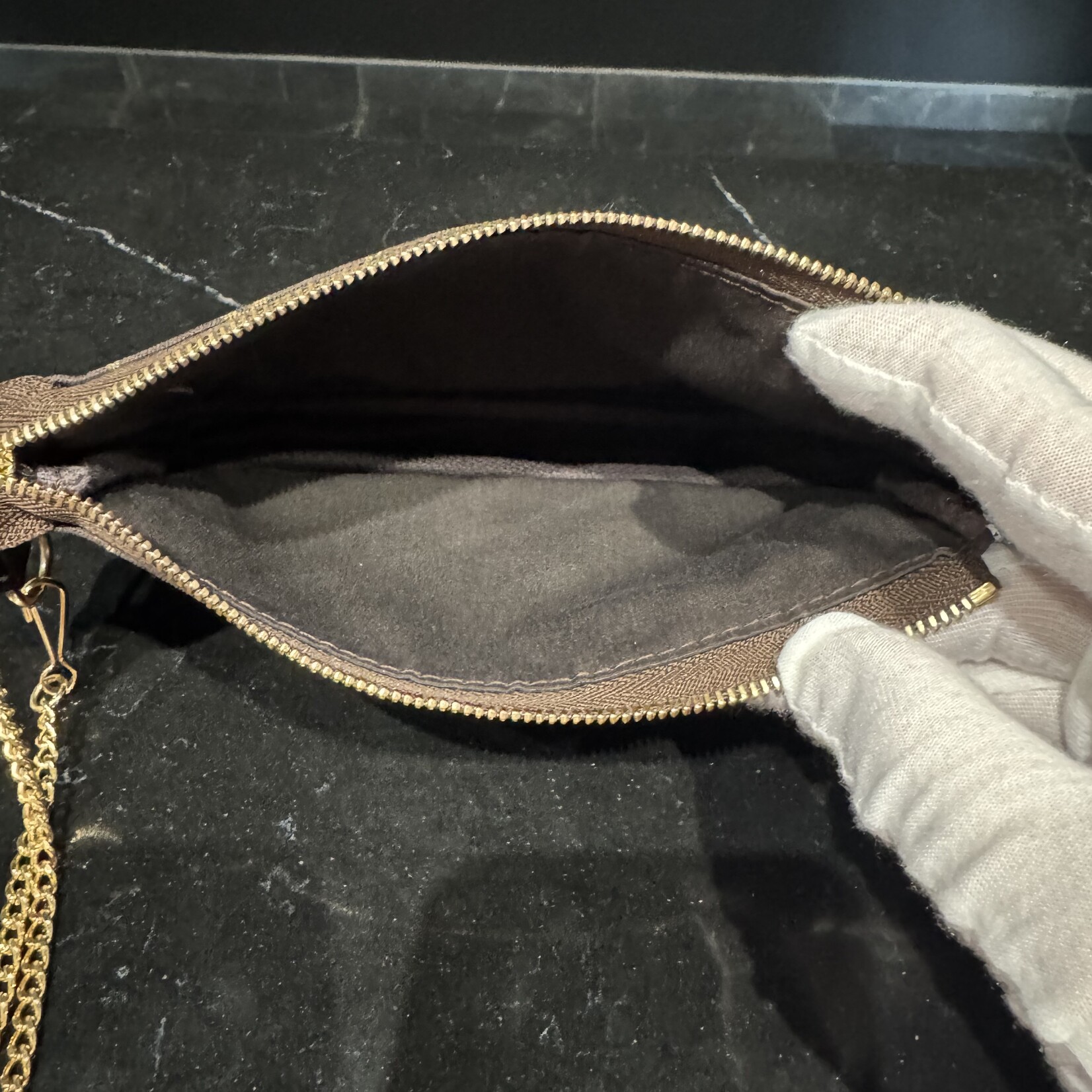 Louis Vuitton Louis Vuitton Mini Lin Bucket PM Pouch