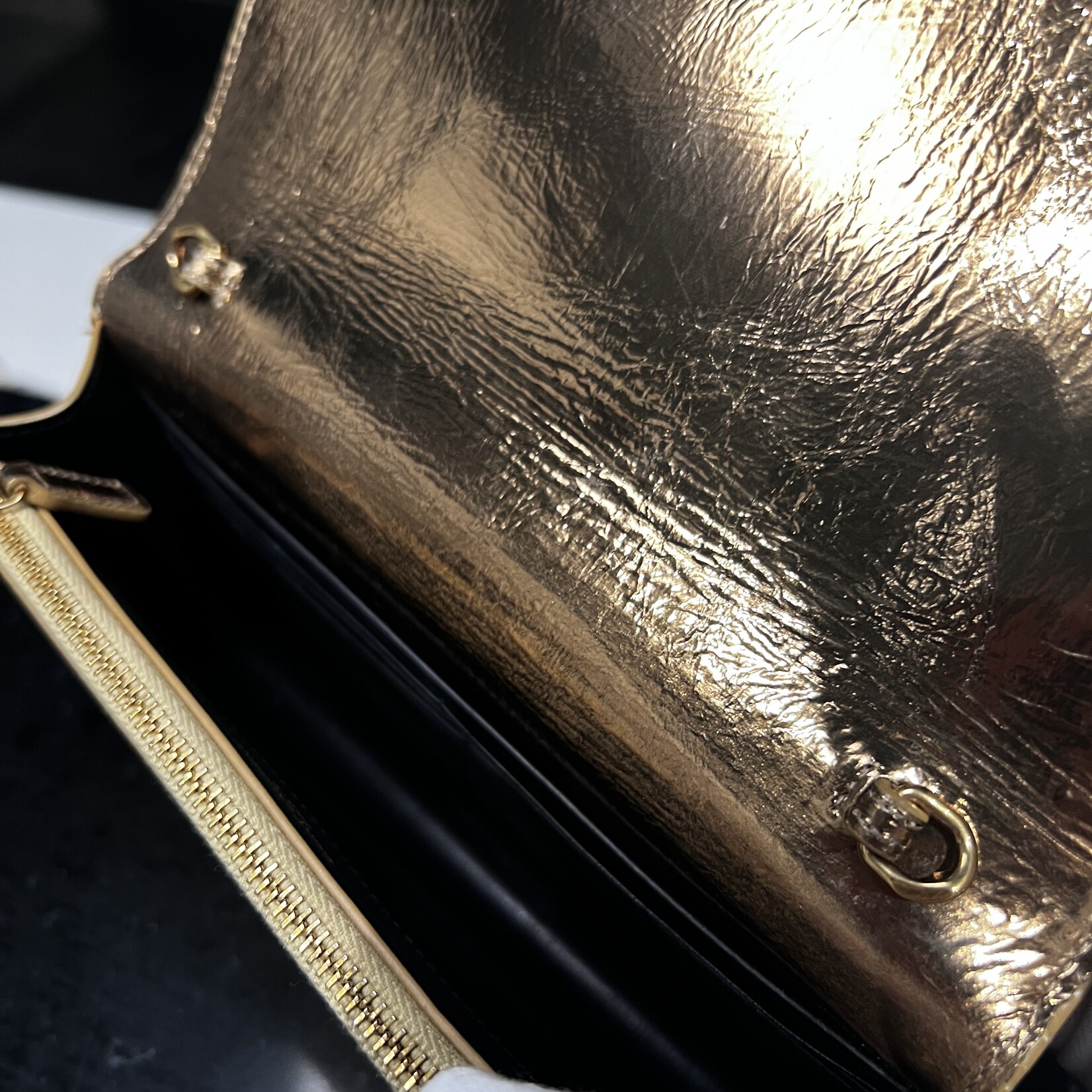 Saint Laurent Saint Laurent Kate Gold Small