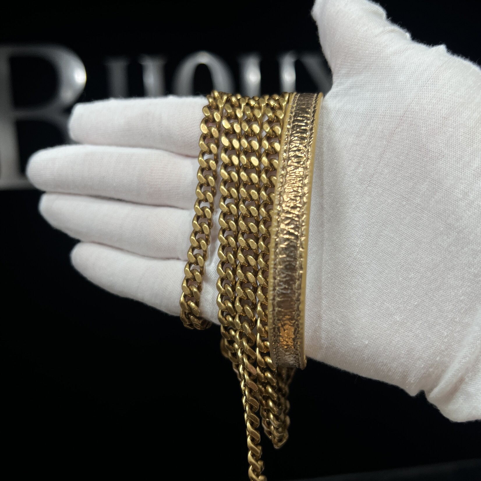 Saint Laurent Saint Laurent Kate Gold Small