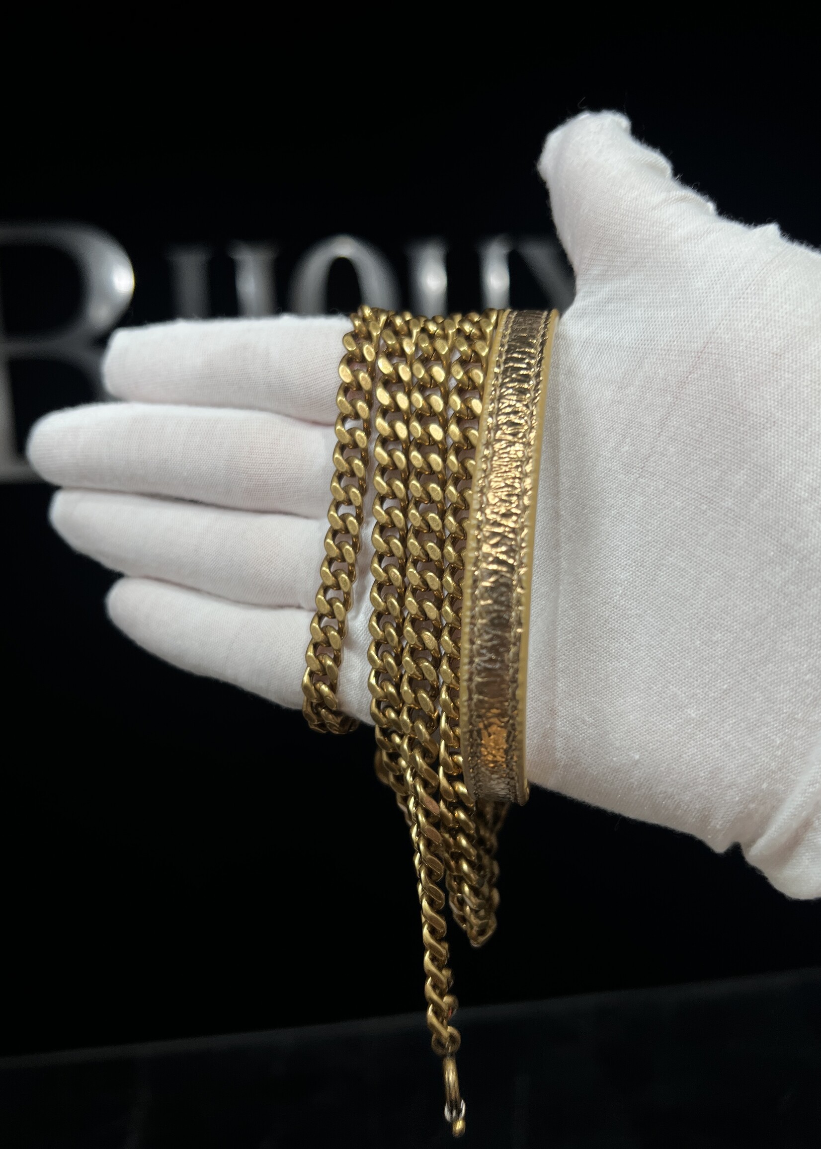 Saint Laurent SOLD - Saint Laurent Kate Gold Small