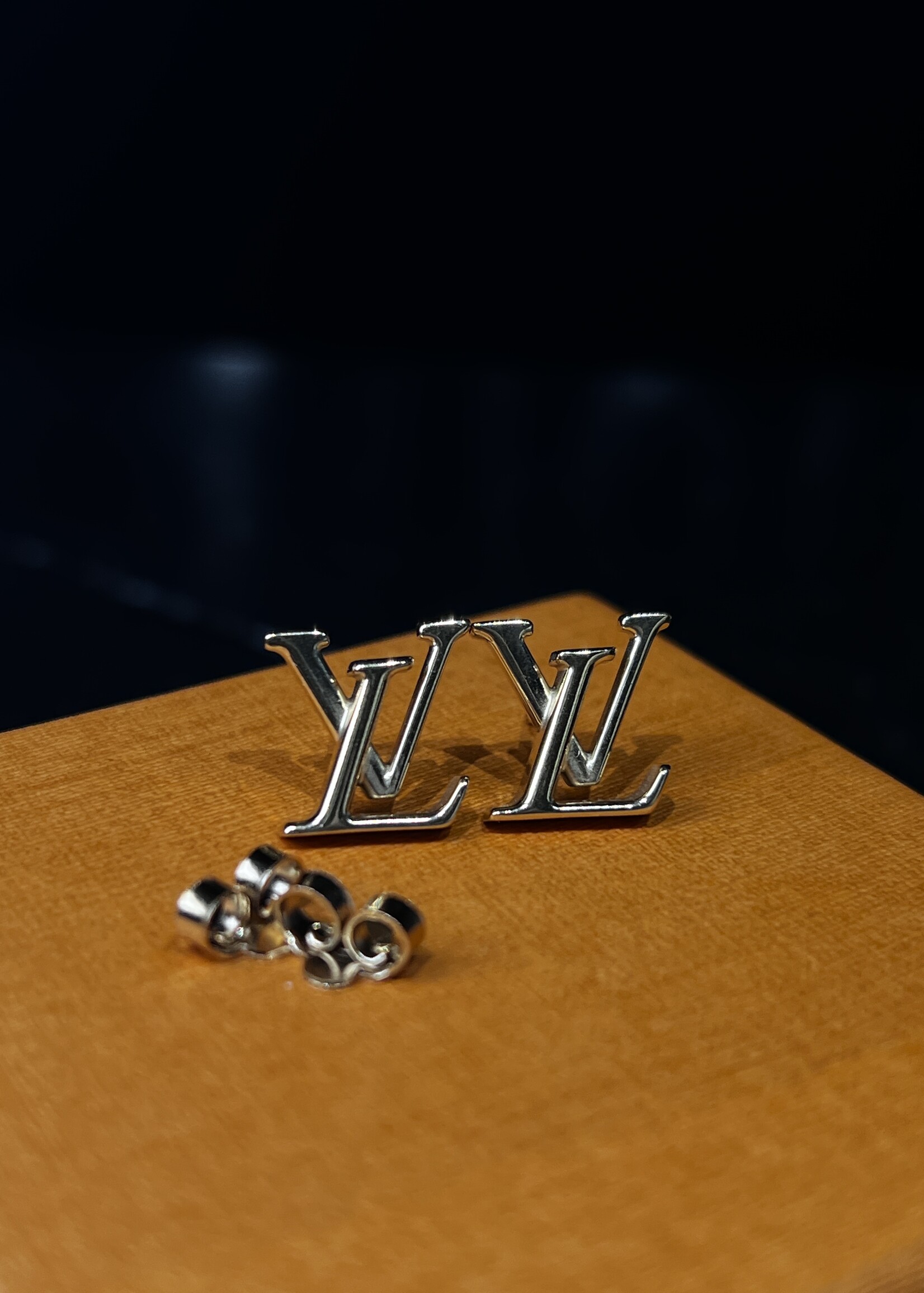 Louis Vuitton SOLD - Louis Vuitton Stud Logo Earrings